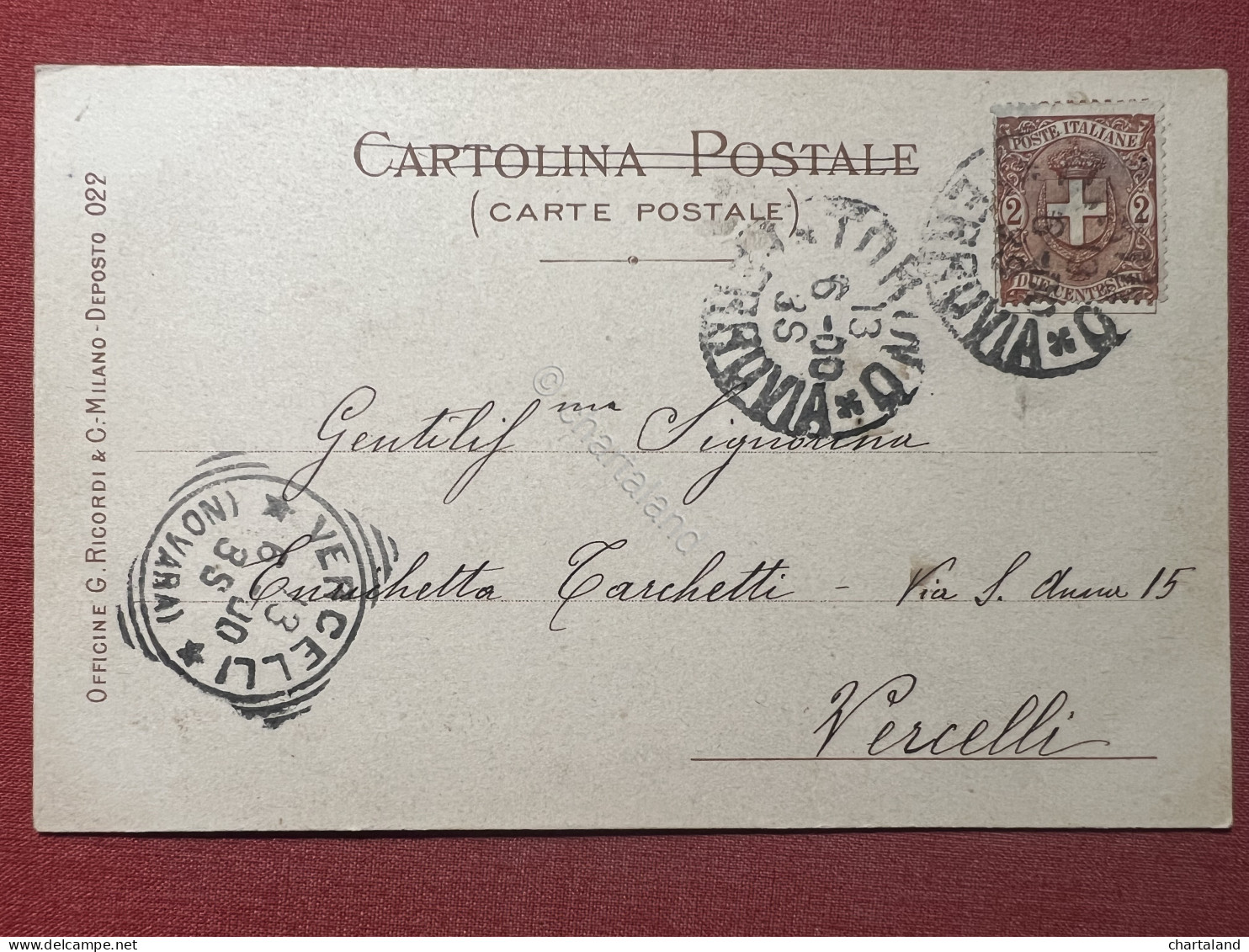 Cartolina Opera Lirica - Iris - 1900 - Autres & Non Classés