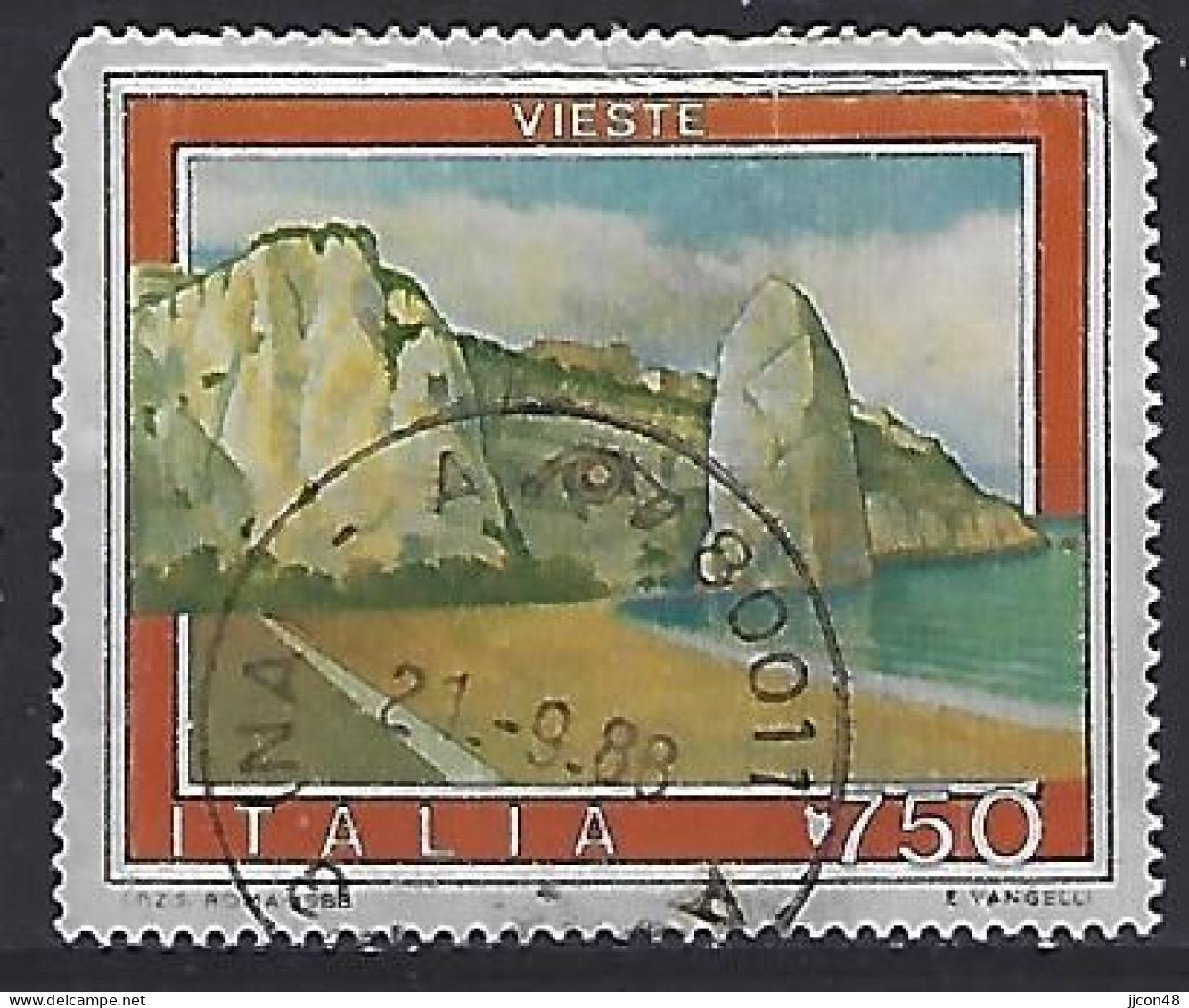 Italy 1988  Tourismus  (o) Mi.2048 - 1981-90: Oblitérés