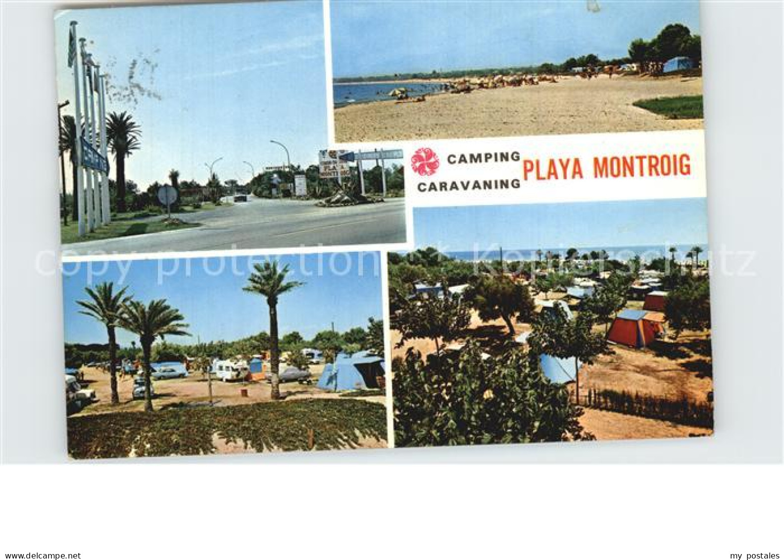 72528200 Playa Montroig Camping Caravaning Mont Roig - Autres & Non Classés