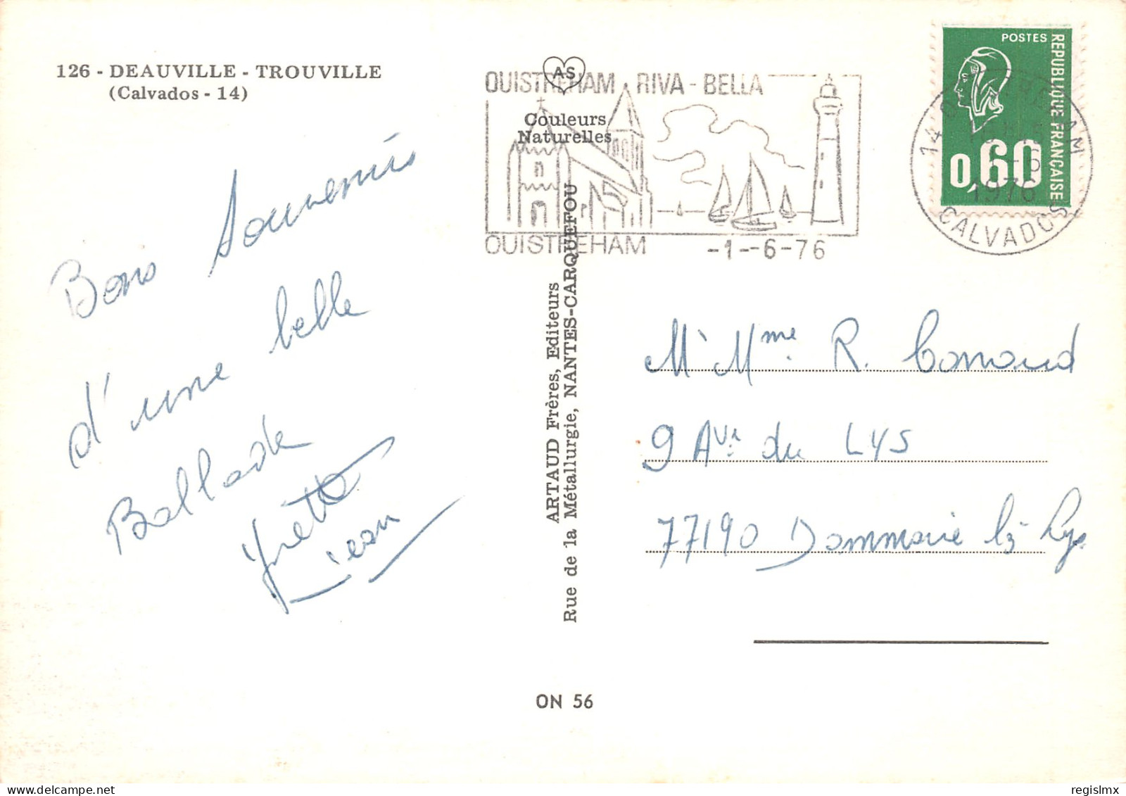 14-DEAUVILLE TROUVILLE-N°T2669-D/0271 - Deauville