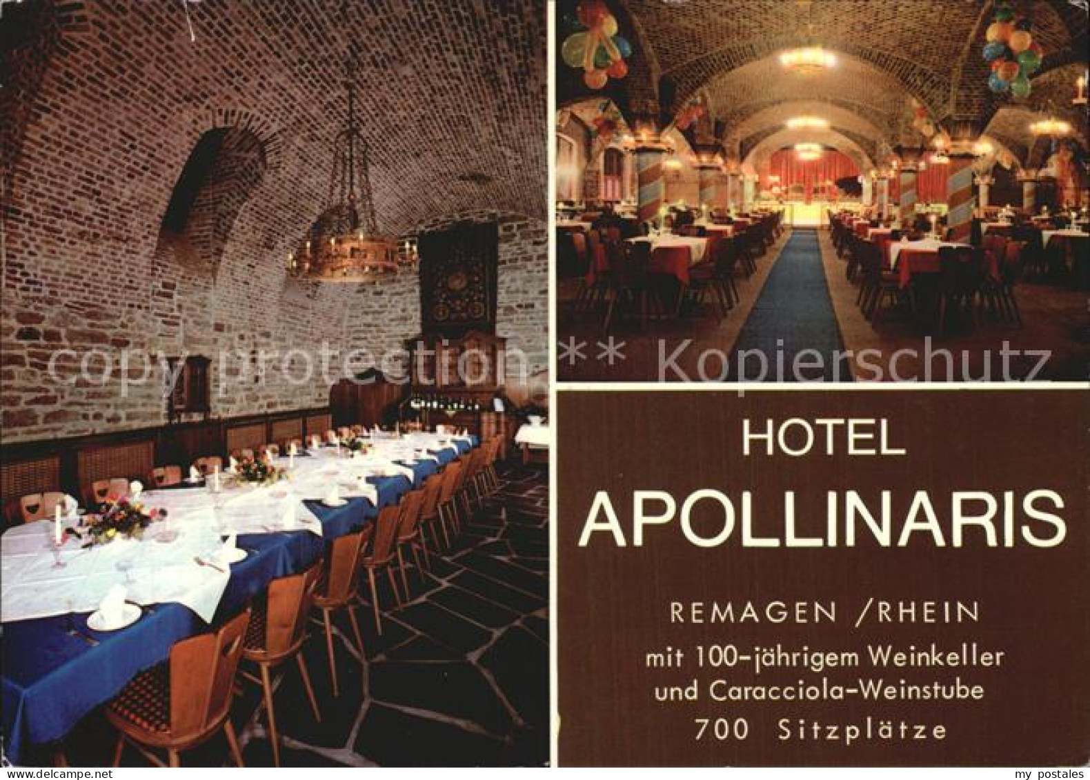72528128 Remagen Hotel Apollinaris Speisesaal Tafel Remagen - Remagen