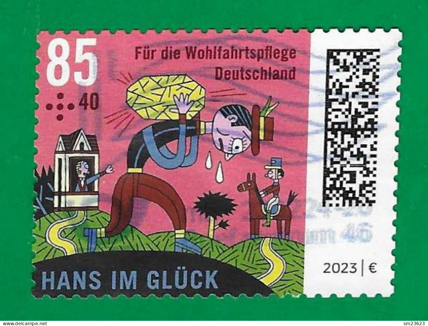 BRD 2023  Mi.Nr. 3750 , Hans Im Glück - Selbstklebend / Self-adhesive - Gestempelt / Fine Used / (o) - Used Stamps