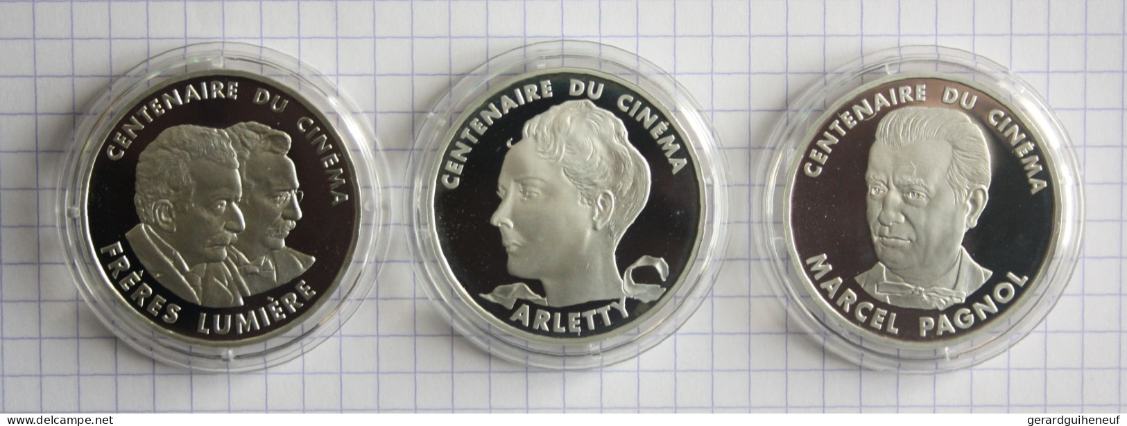 FRANCE : 3 Monnaies 100 Francs ARGENT En Qualité FDC - Cotation : 97 Euros - Vrac - Monnaies