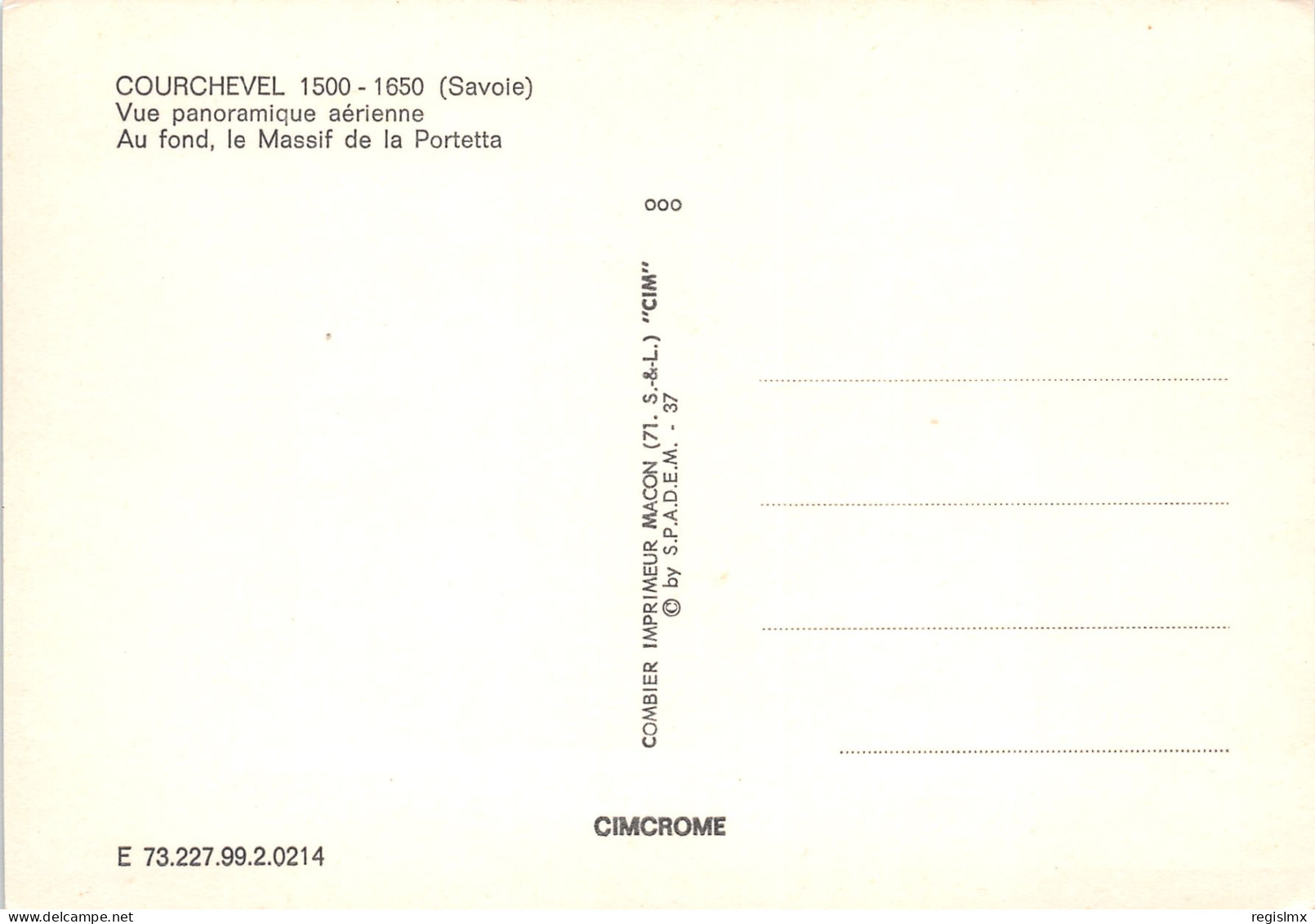 73-COURCHEVEL-N°T2669-C/0287 - Courchevel