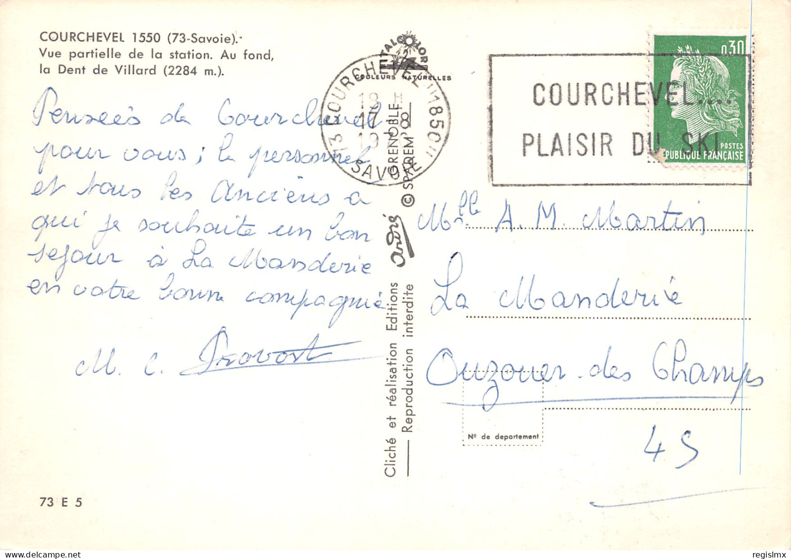 73-COURCHEVEL-N°T2669-C/0283 - Courchevel