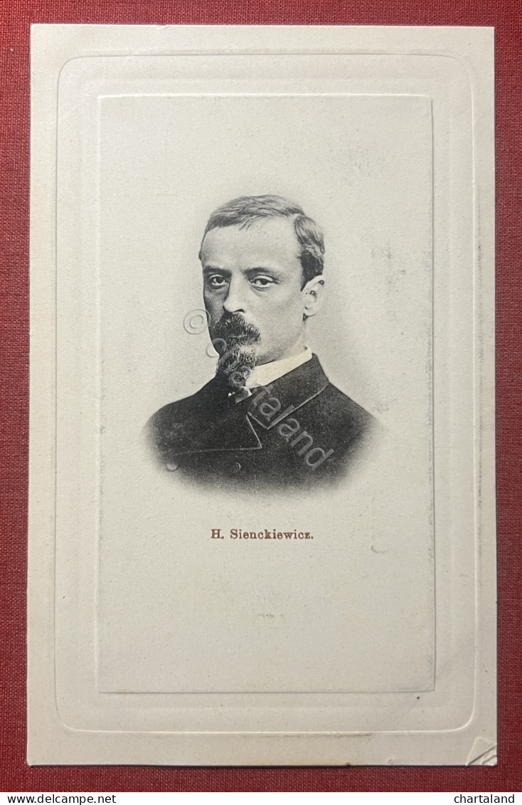 Cartolina Commemorativa - Henryk Sienkiewicz - Scrittore - 1900 Ca. - Non Classés