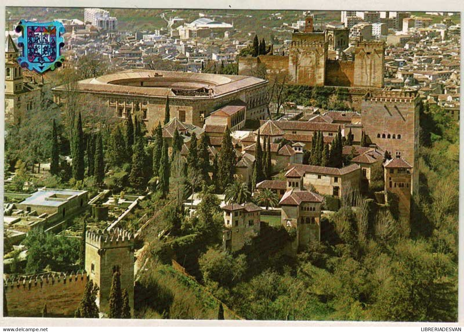 Postal Granada. Vista General De La Alhambra Serie 45 No. 71 - Otros & Sin Clasificación