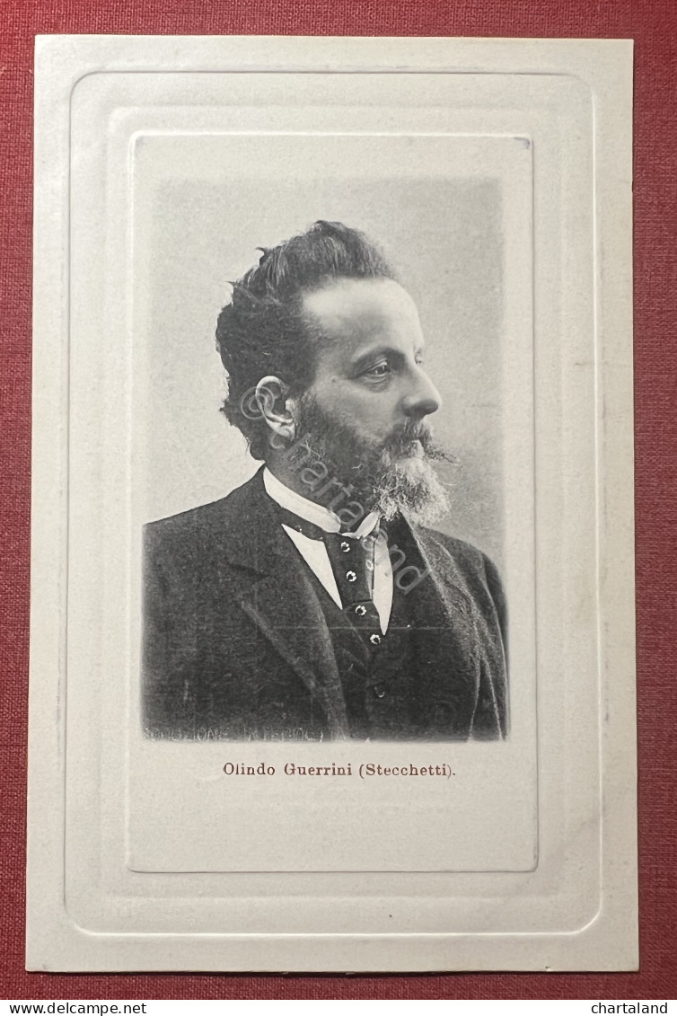 Cartolina Commemorativa - Poeta Olindo Guerrini ( Stecchetti ) - 1900 Ca. - Non Classés