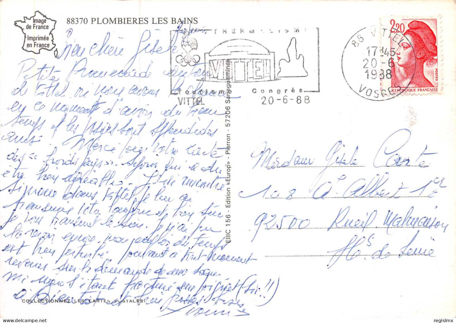 88-PLOMBIERES LES BAINS-N°T2670-C/0197 - Plombieres Les Bains
