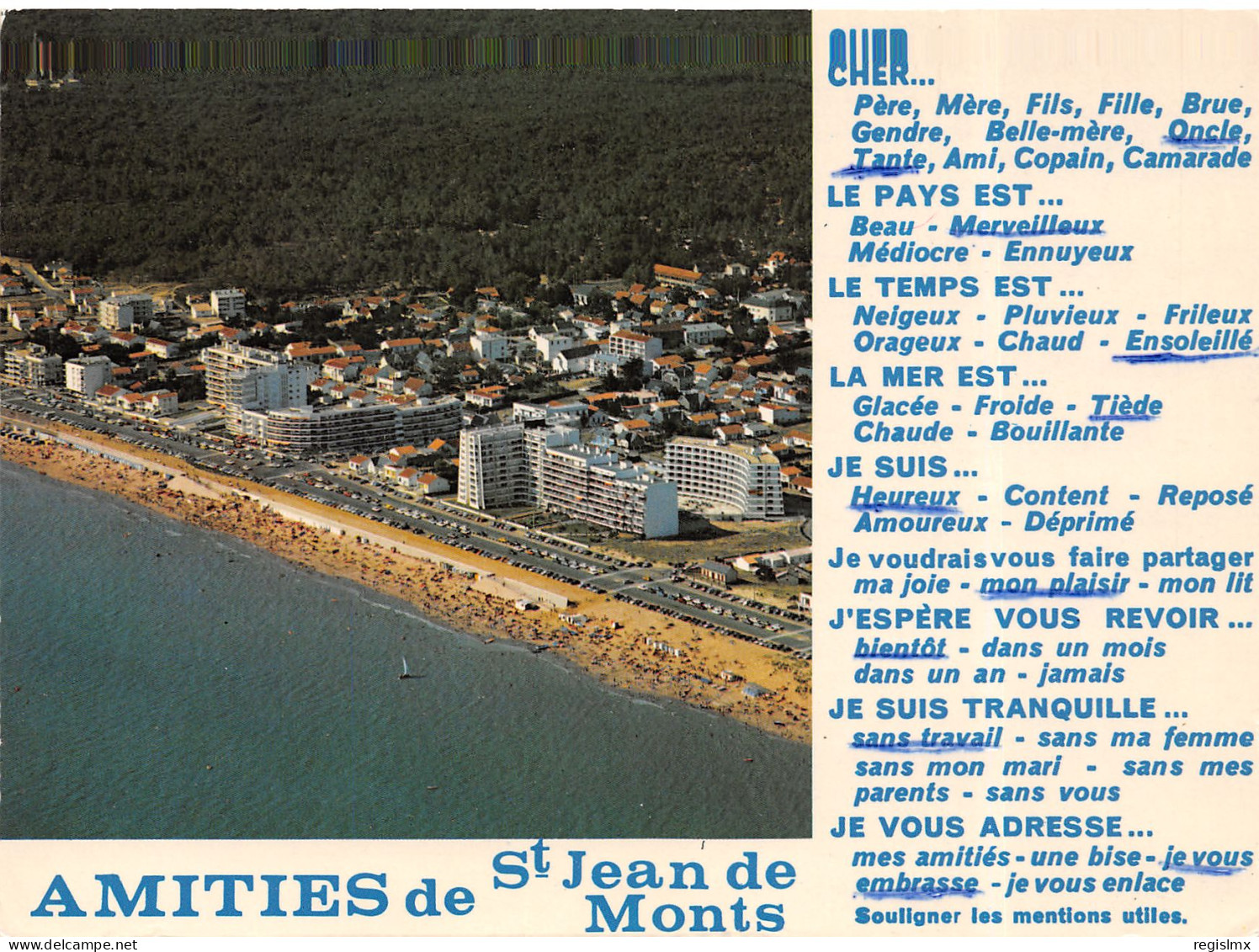 85-SAINT JEAN DE MONTS-N°T2670-C/0139 - Saint Jean De Monts