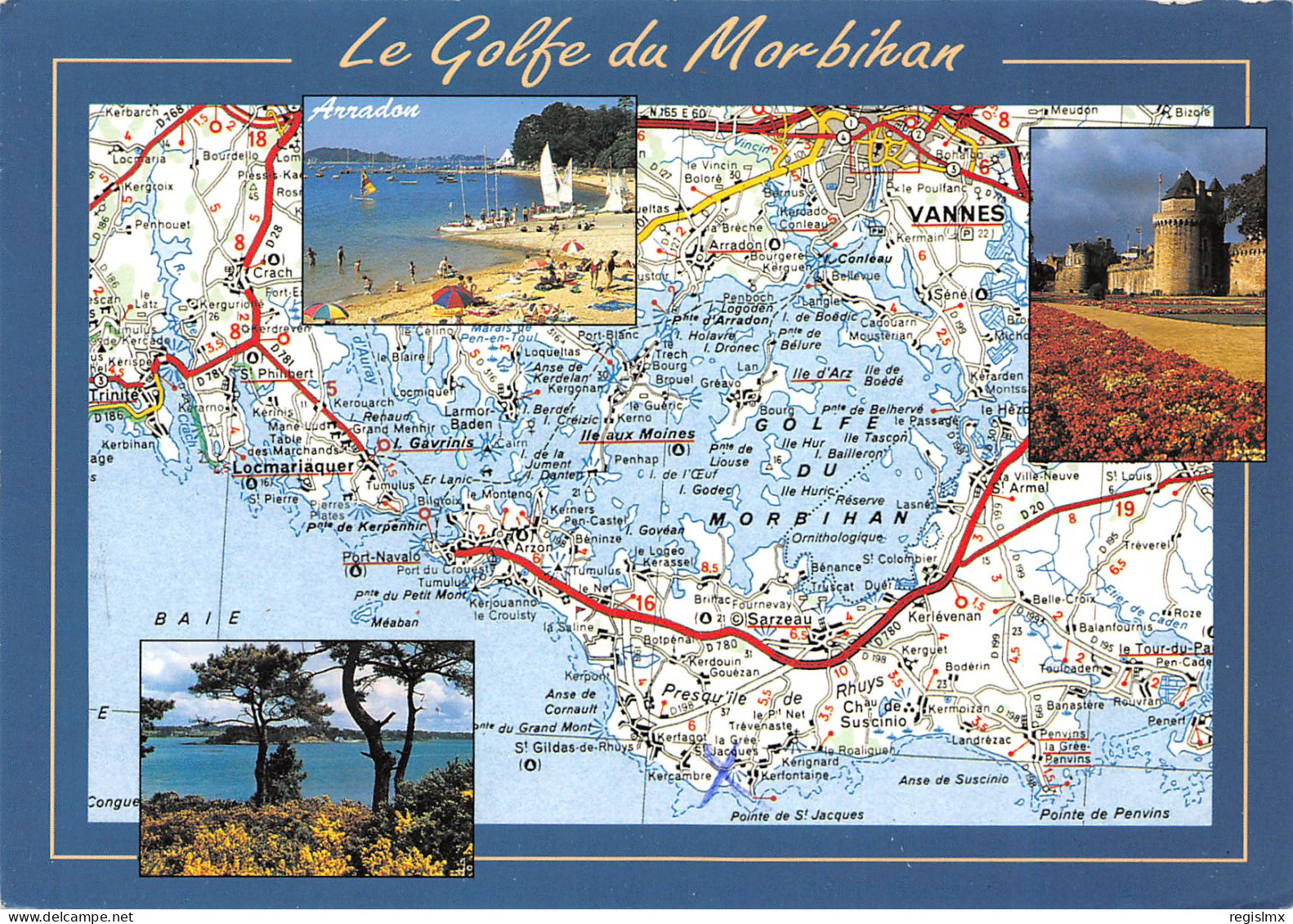 56-GOLFE DU MORBIHAN-N°T2670-C/0101 - Other & Unclassified