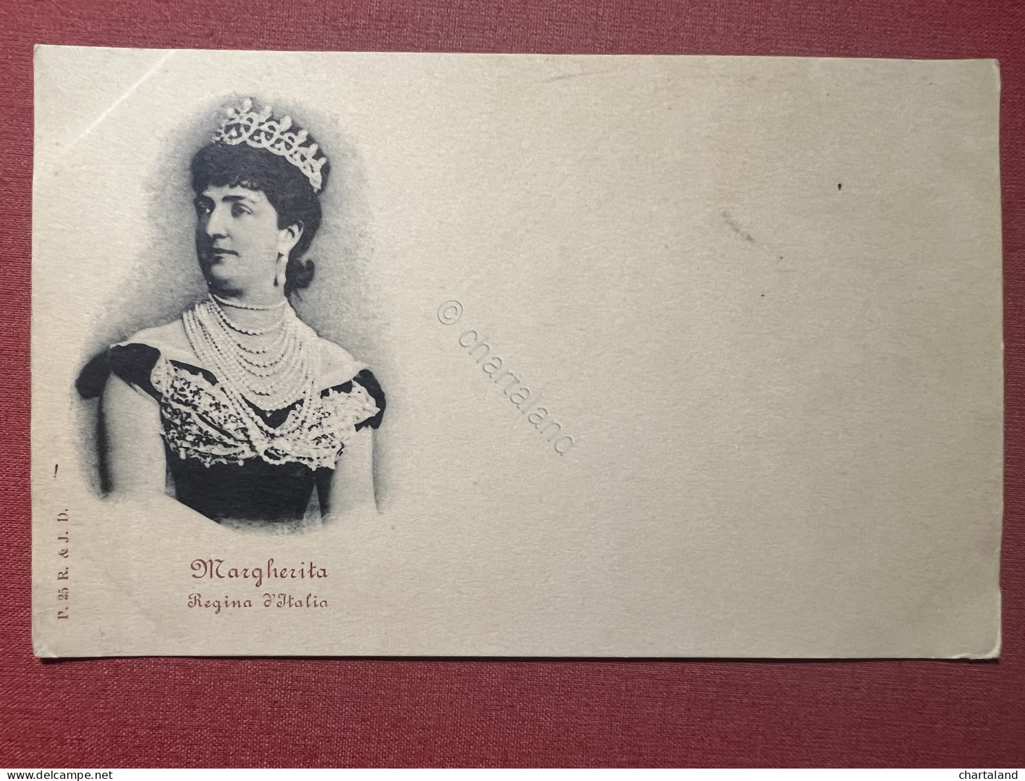 Cartolina Commemorativa - S. M. Margherita Di Savoia, Regina Madre 1900 Ca. - Non Classés