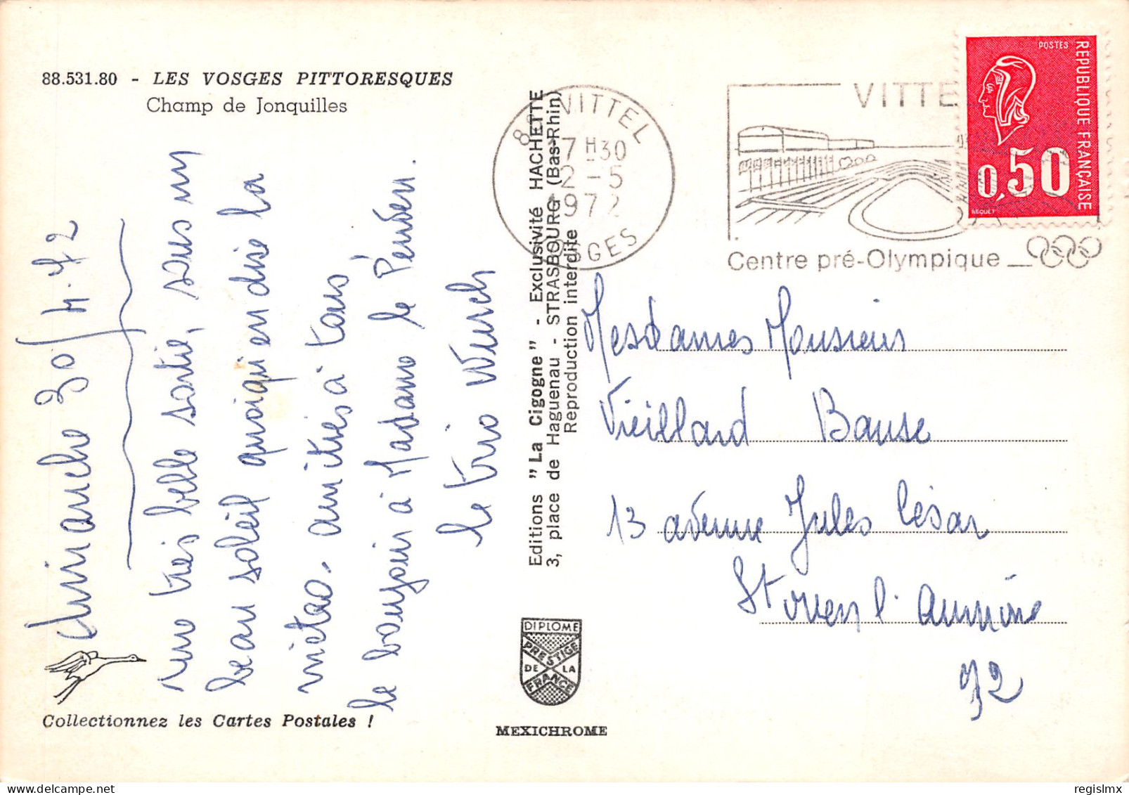 88-LES VOSGES-N°T2670-B/0131 - Other & Unclassified