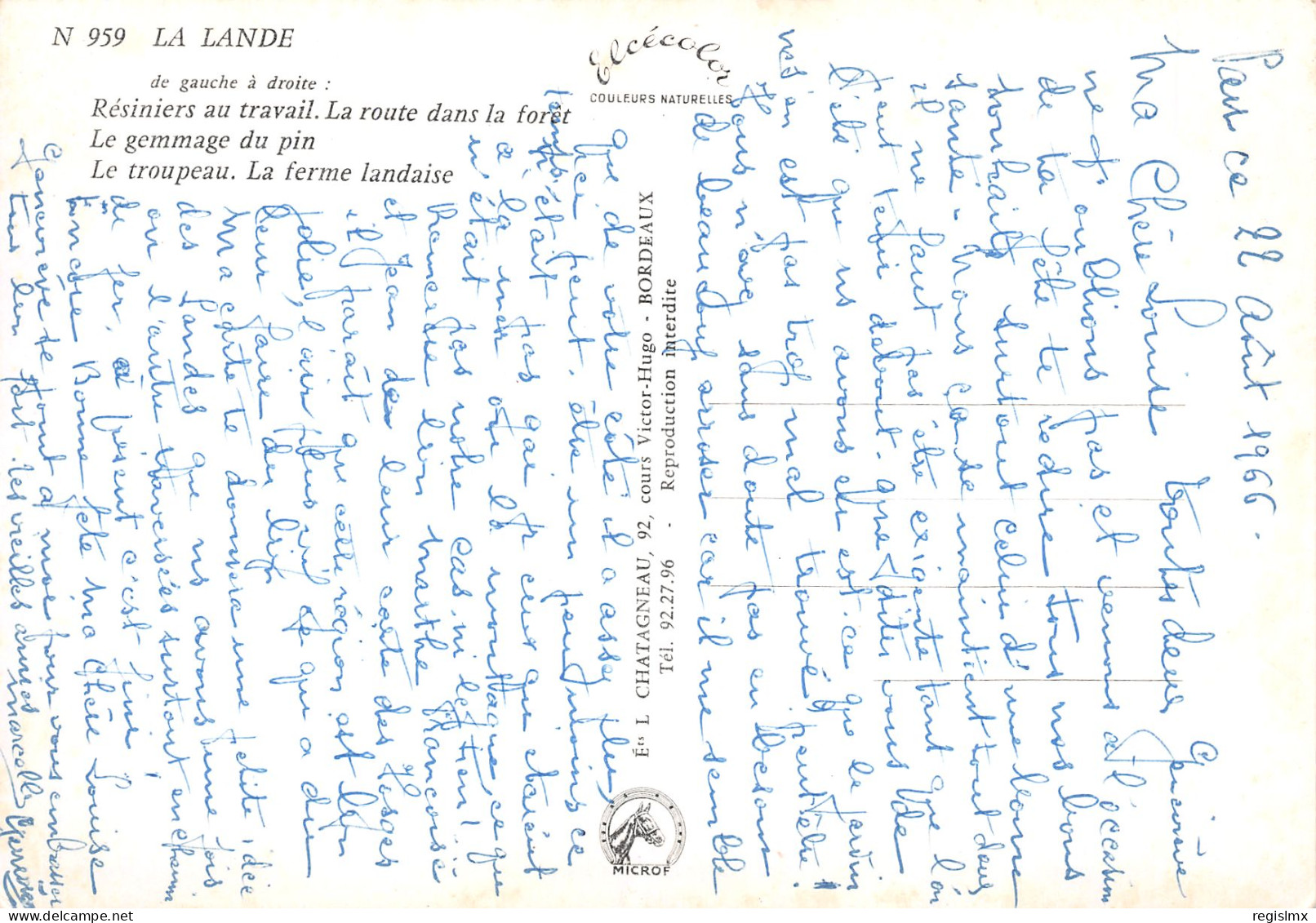 40-LES LANDES-N°T2670-B/0099 - Other & Unclassified