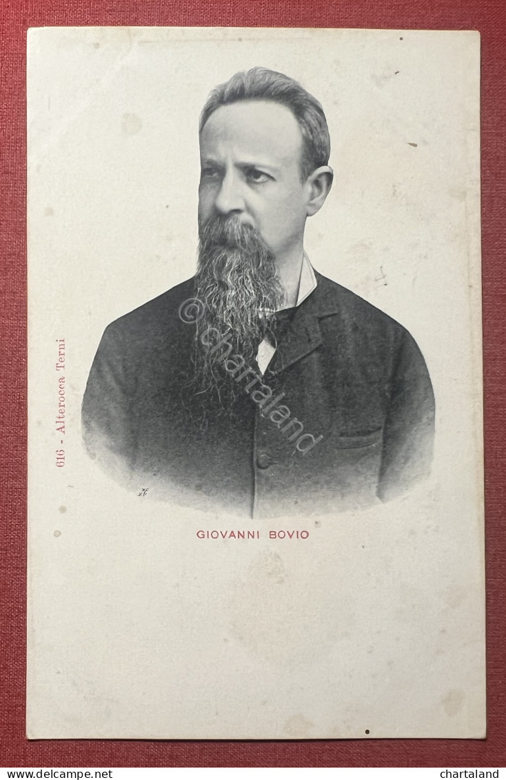 Cartolina Commemorativa - Giovanni Bovio, Ex Deputato Del Regno D'Italia - 1900 - Unclassified