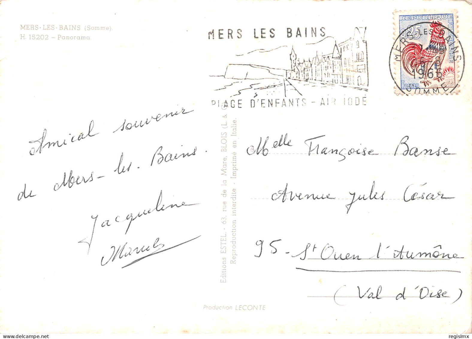 80-MERS LES BAINS-N°T2670-A/0395 - Mers Les Bains