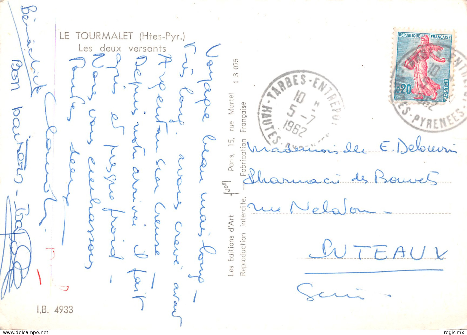 65-LE TOURMALET-N°T2671-B/0319 - Other & Unclassified