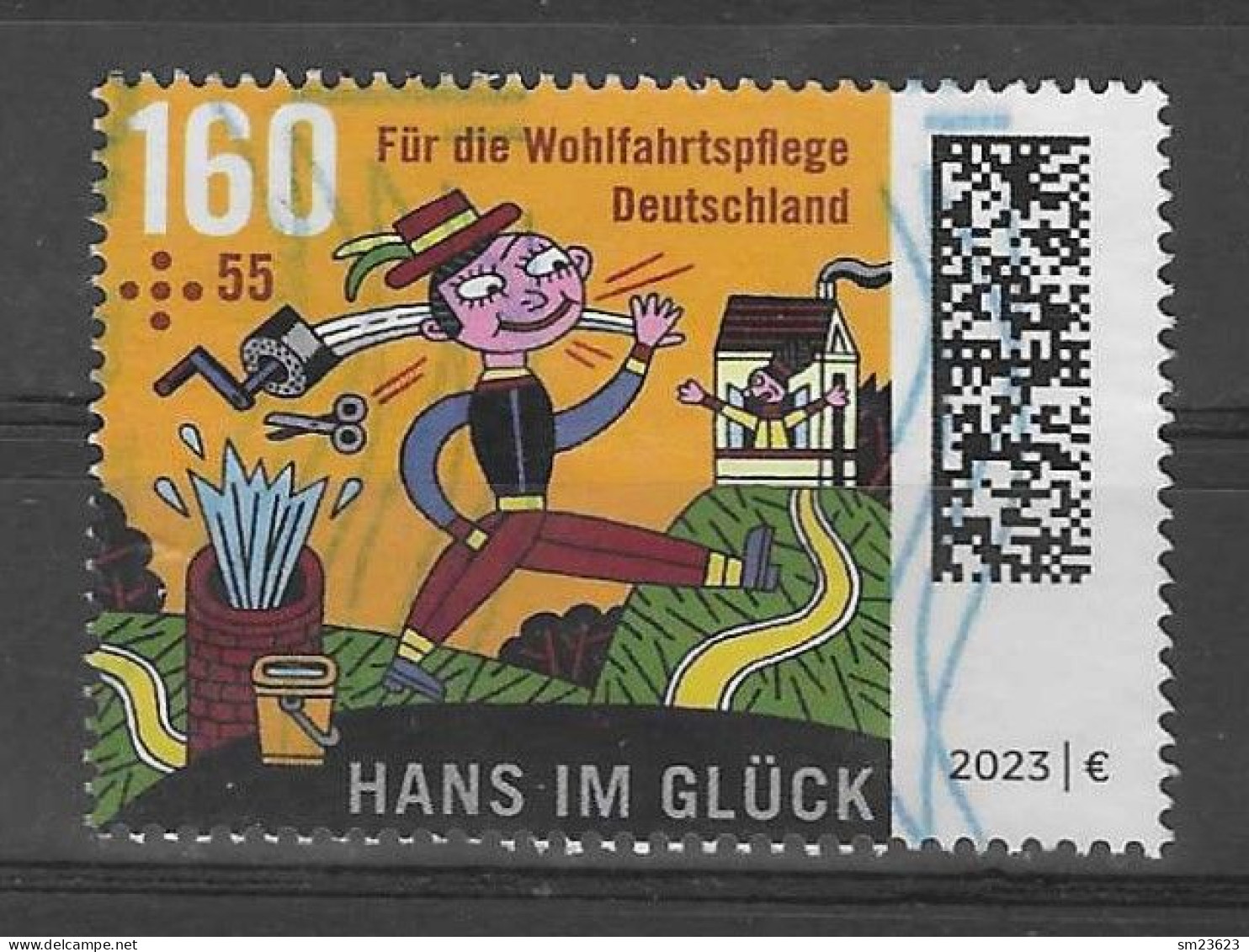 BRD 2023  Mi.Nr. 3747 , Hans Im Glück - Nassklebend - Gestempelt / Fine Used / (o) - Gebruikt