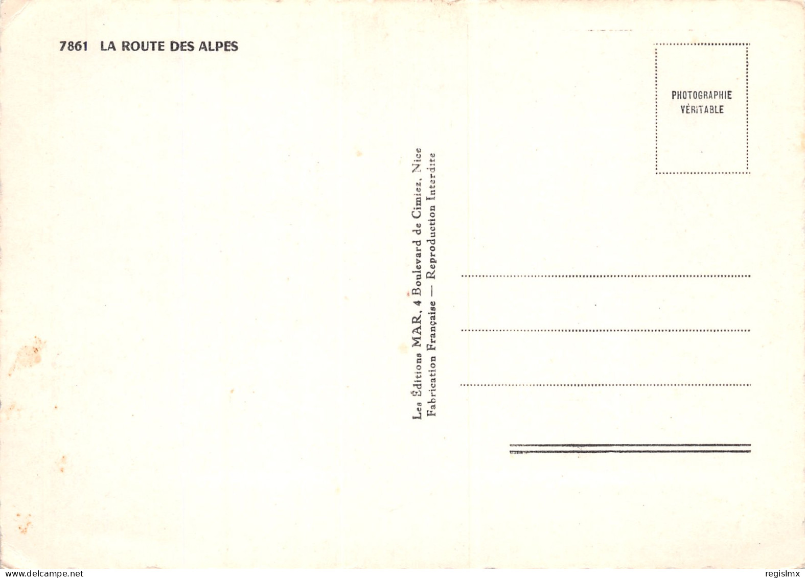 05-ROUTE DES ALPES-N°T2671-B/0277 - Other & Unclassified