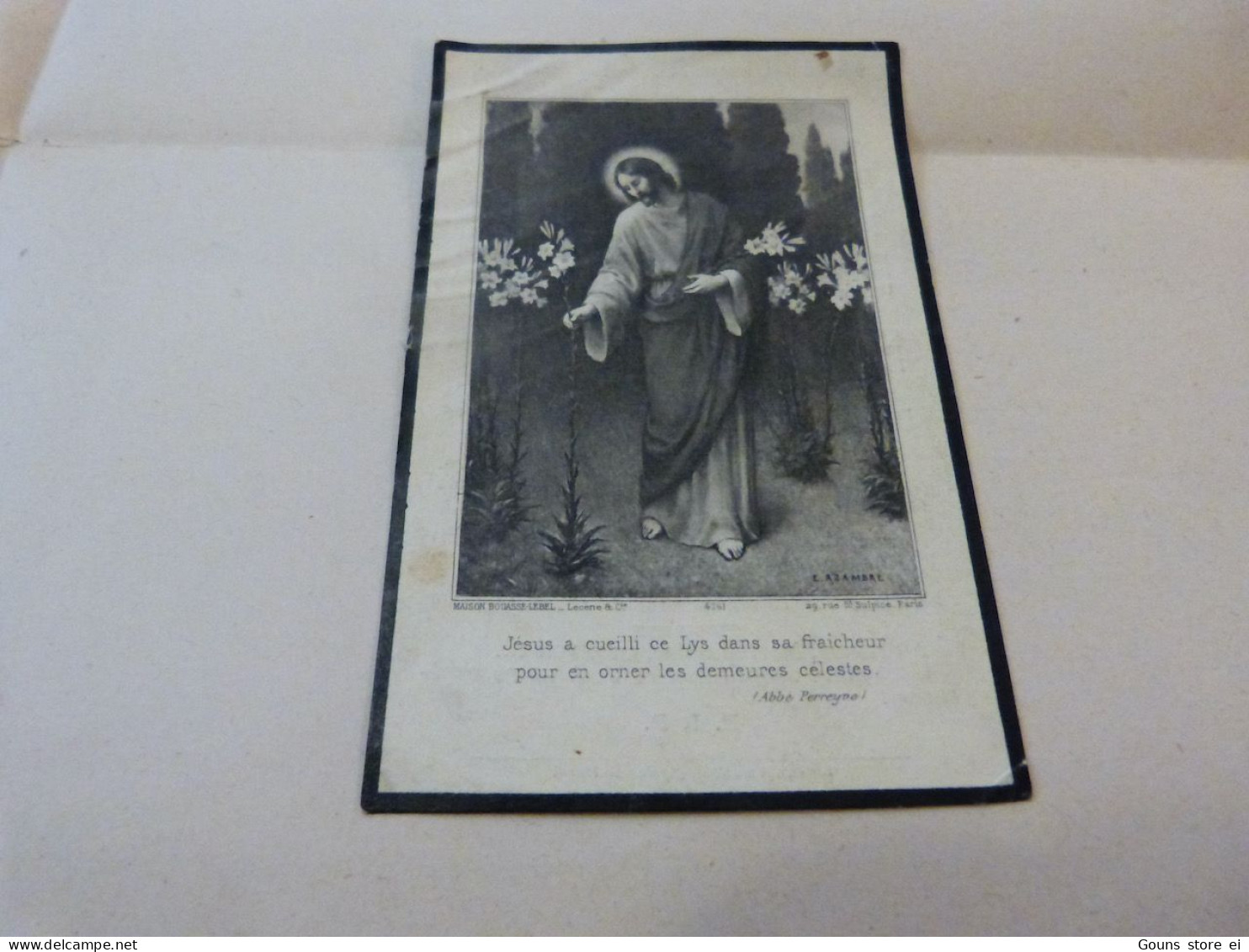 BC18A Souvenir Marie Louise Lonfils 1933 Boussu Lez Walcourt ? A Confirmer - Obituary Notices