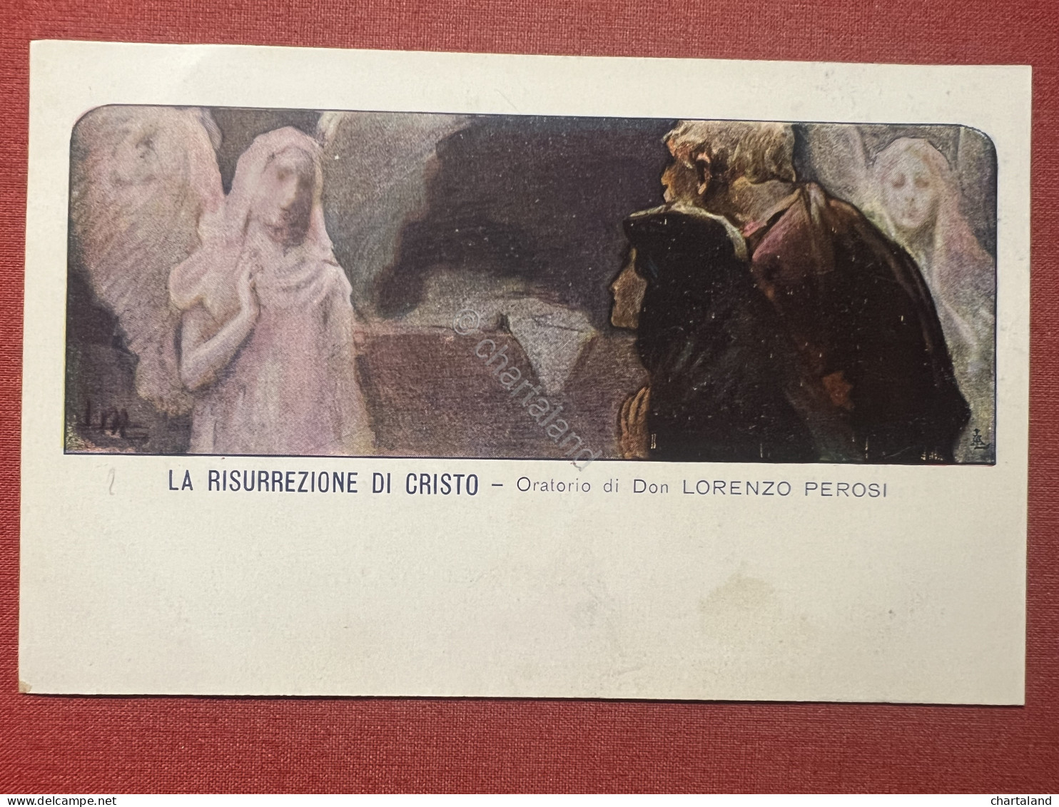 Cartolina - La Risurrezione Di Cristo - Oratorio Di Don Lorenzo Perosi 1900 Ca. - Other & Unclassified