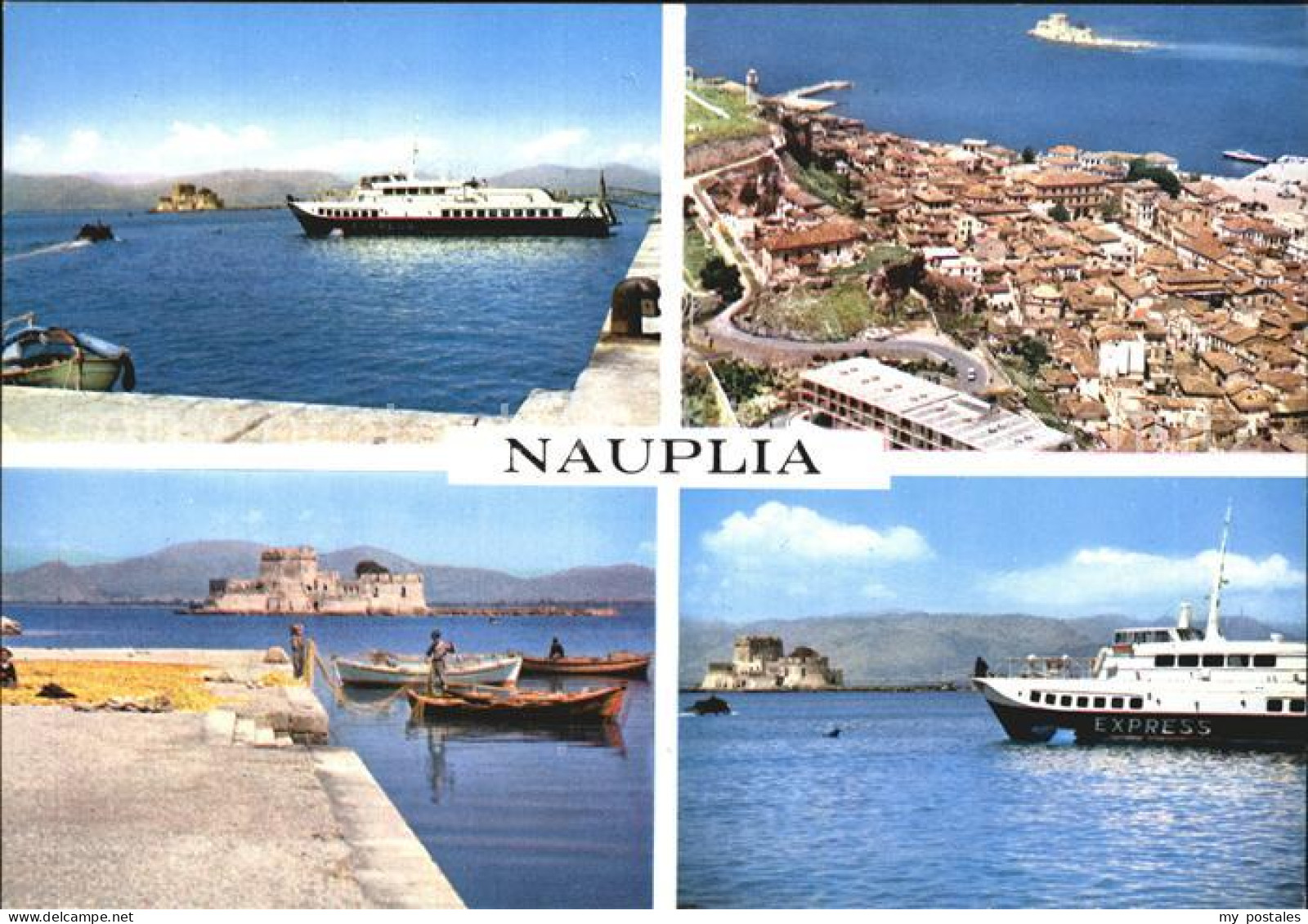 72527772 Nauplia Nauplion Fliegeraufnahme Nafplio - Grèce