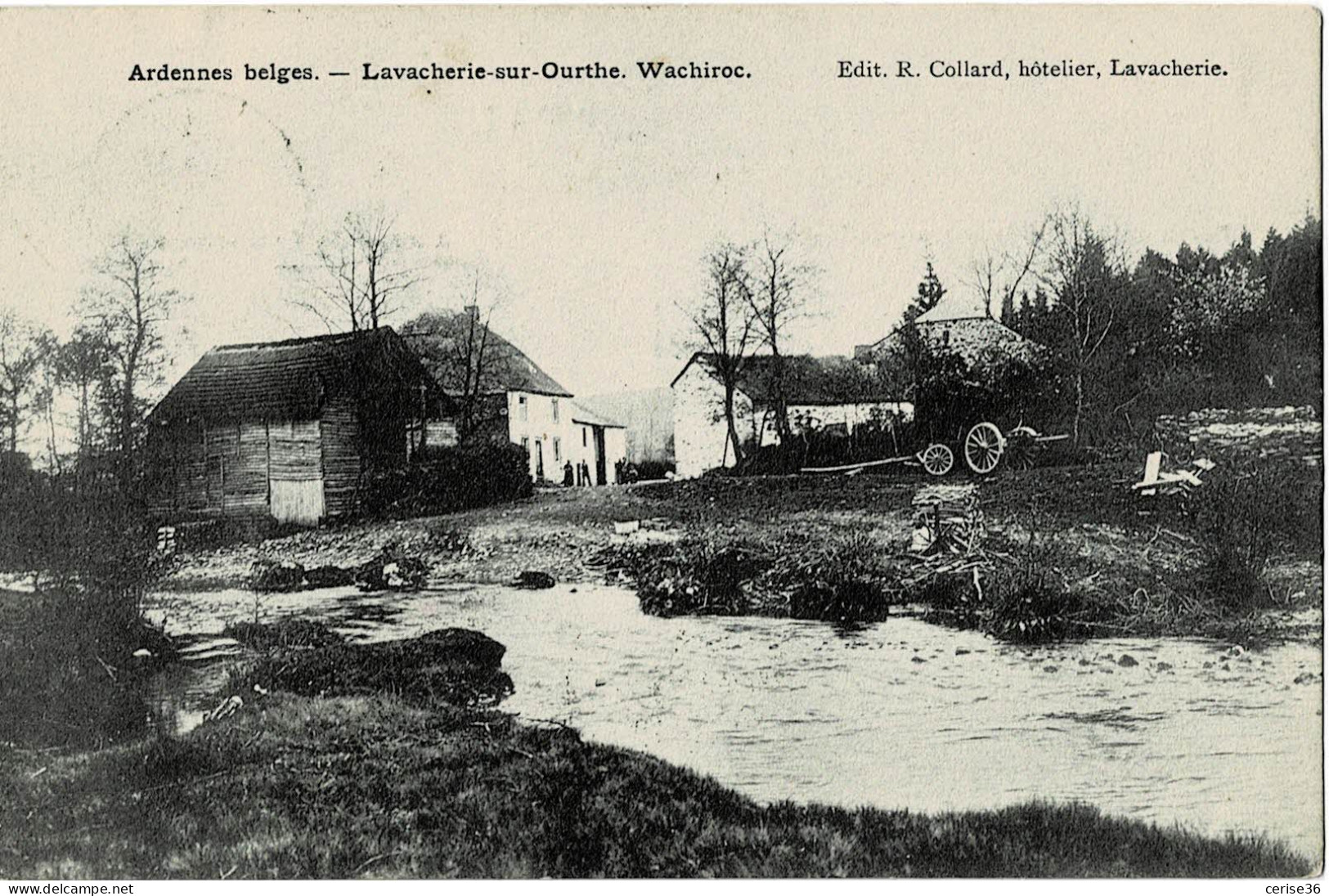 Lavacherie-sur-Ourthe Wachiroc Circulée En 1908 - Sainte-Ode