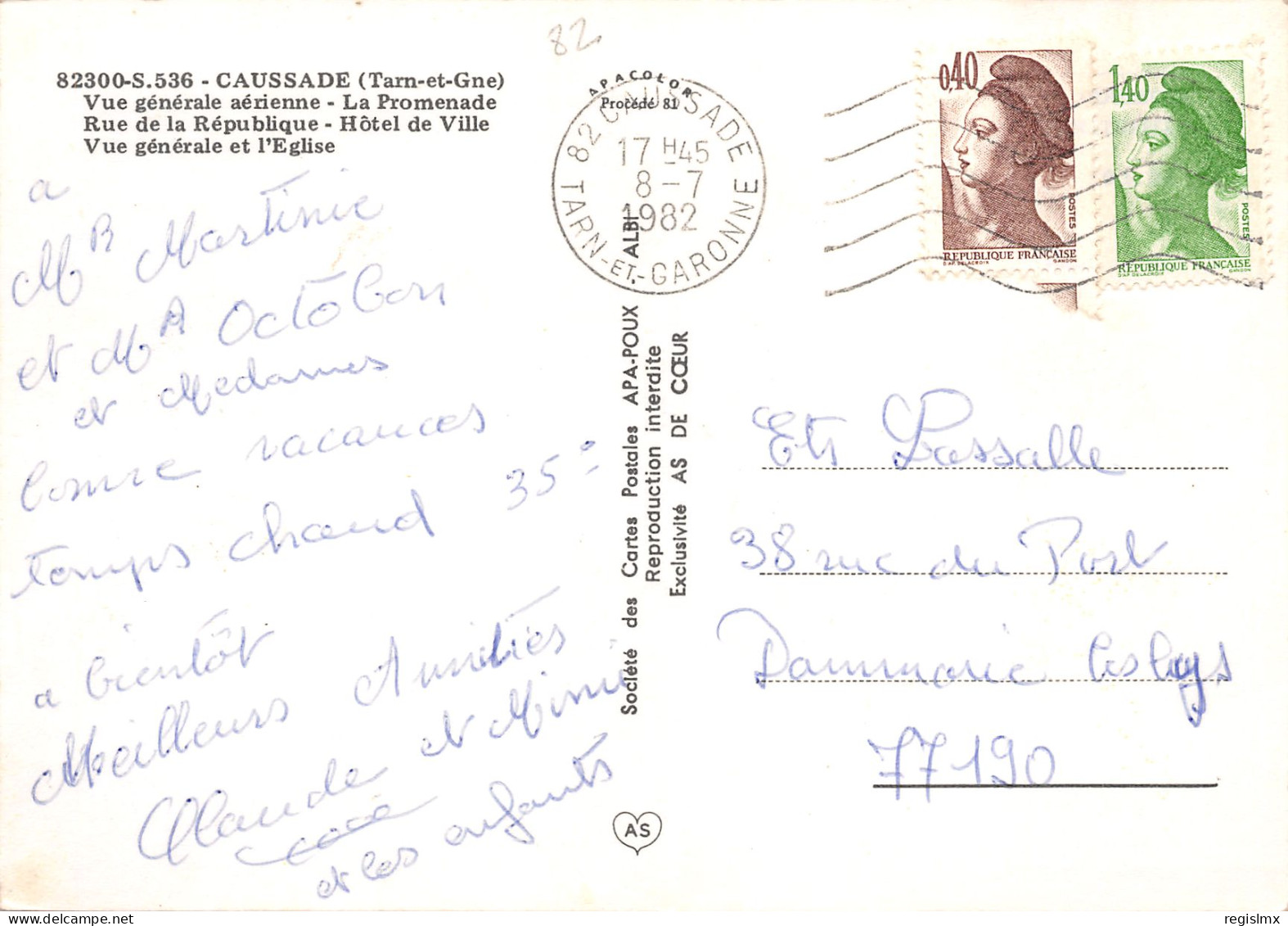 82-CAUSSADE-N°T2671-D/0223 - Caussade