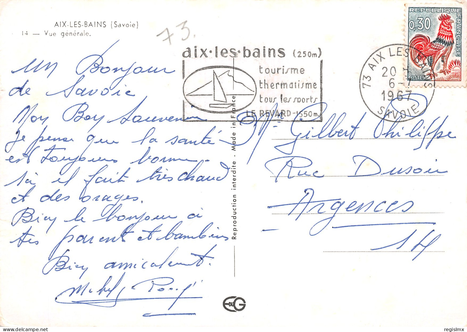 73-AIX LES BAINS-N°T2671-C/0285 - Aix Les Bains