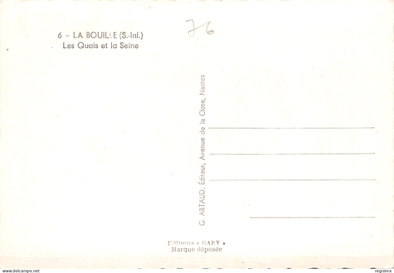 76-LA BOUILLE-N°T2671-C/0271 - La Bouille