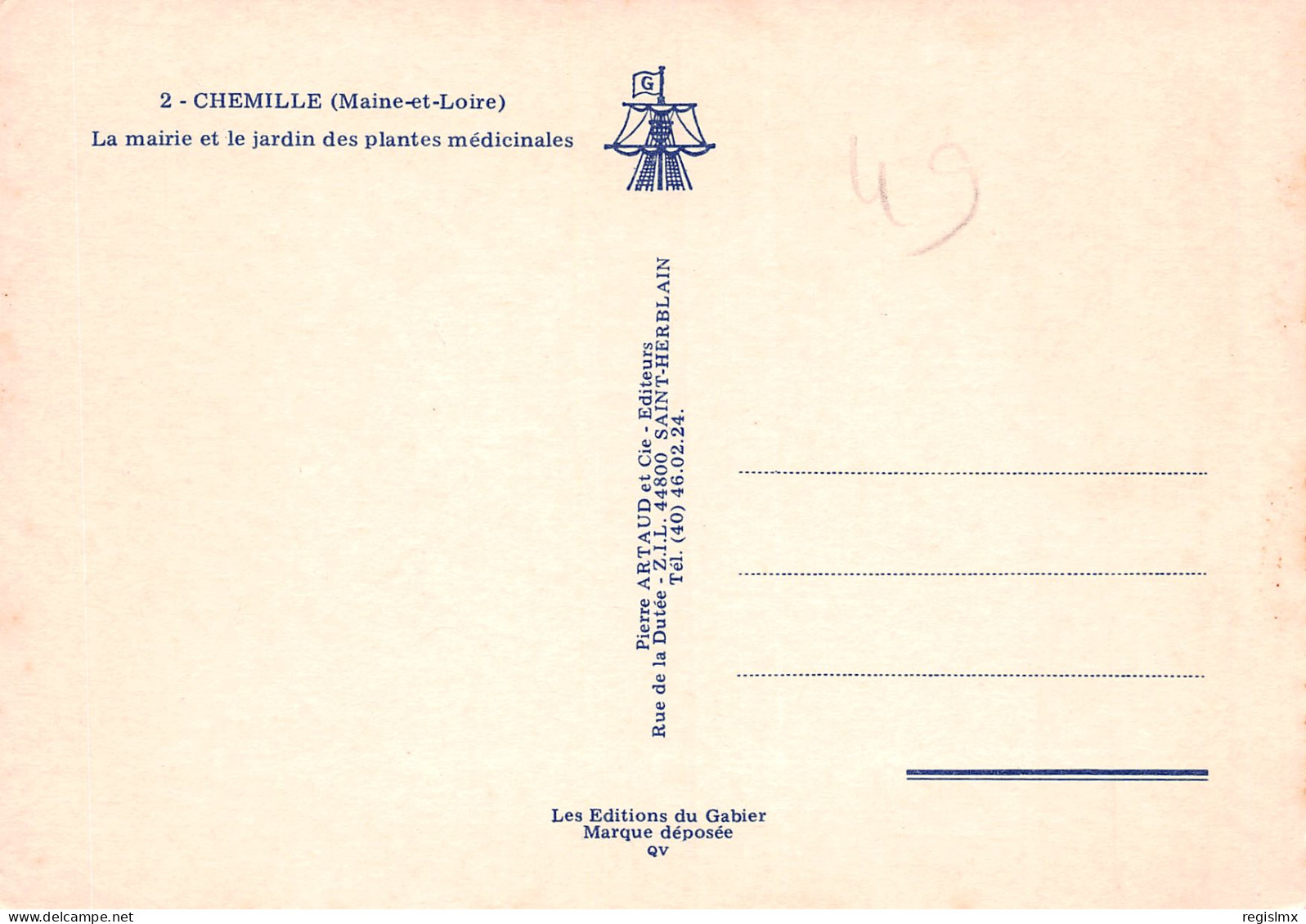 49-CHEMILLE-N°T2671-C/0065 - Chemille