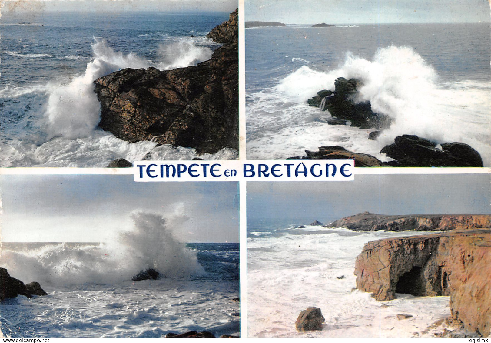 29-BRETAGNE TEMPETE-N°T2672-C/0049 - Other & Unclassified