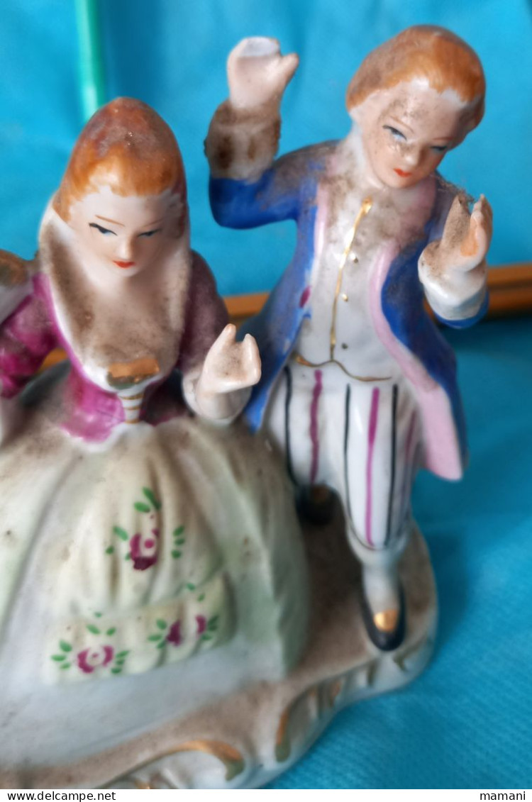 2 Personnages Porcelaine ? - Sonstige & Ohne Zuordnung