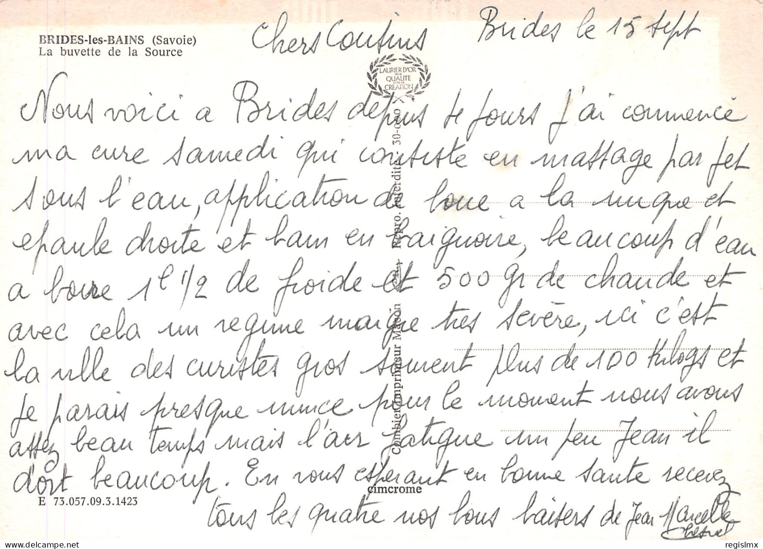 73-BRIDES LES BAINS-N°T2672-B/0045 - Brides Les Bains