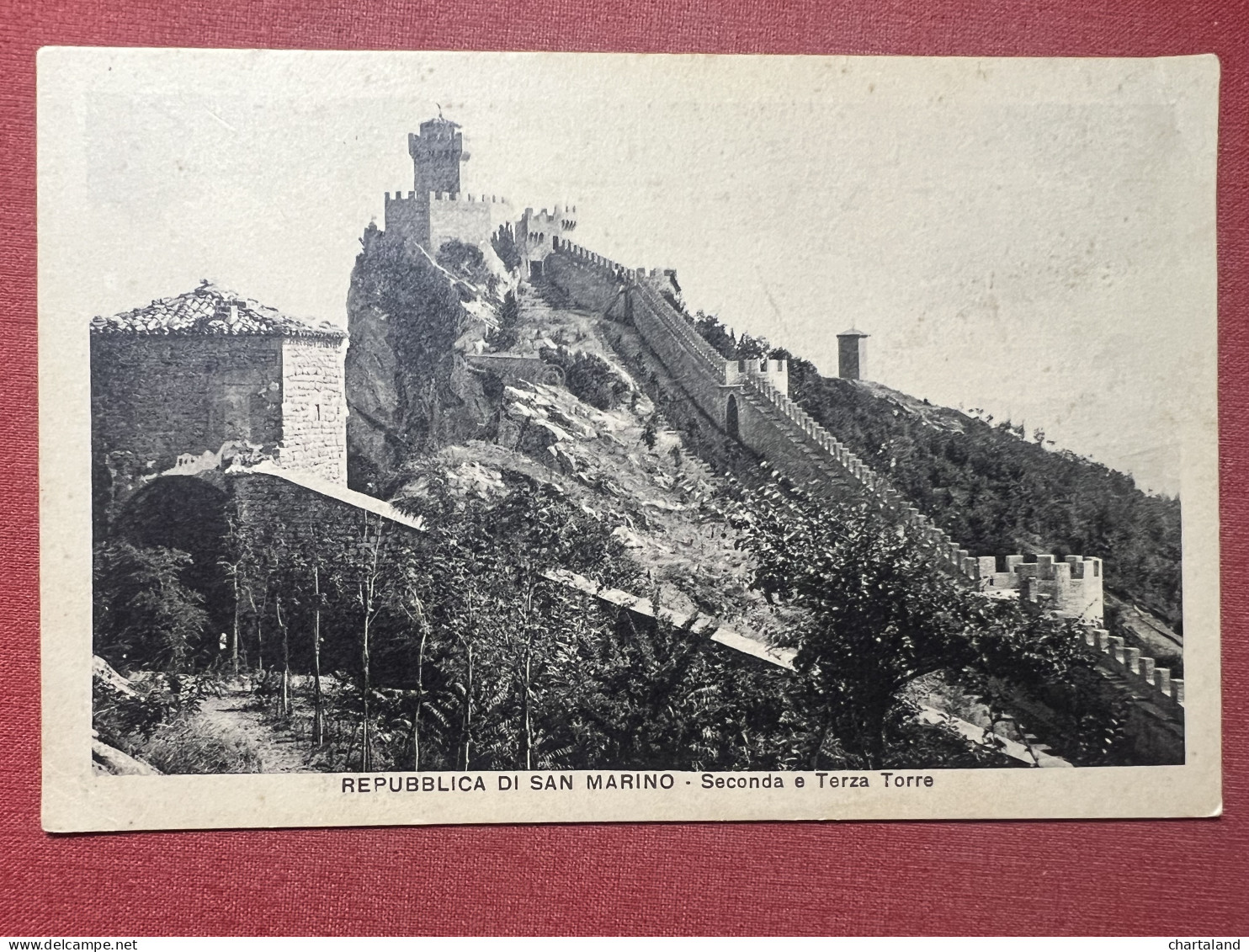 Cartolina - Repubblica Di San Marino - Seconda E Terza Torre - 1930 Ca. - Unclassified