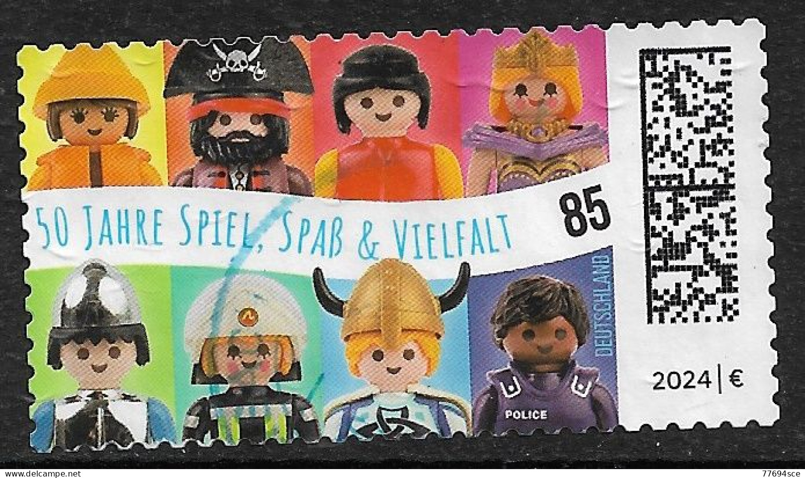 2024  50 Jahre Playmobil  (selbstklebend) - Used Stamps