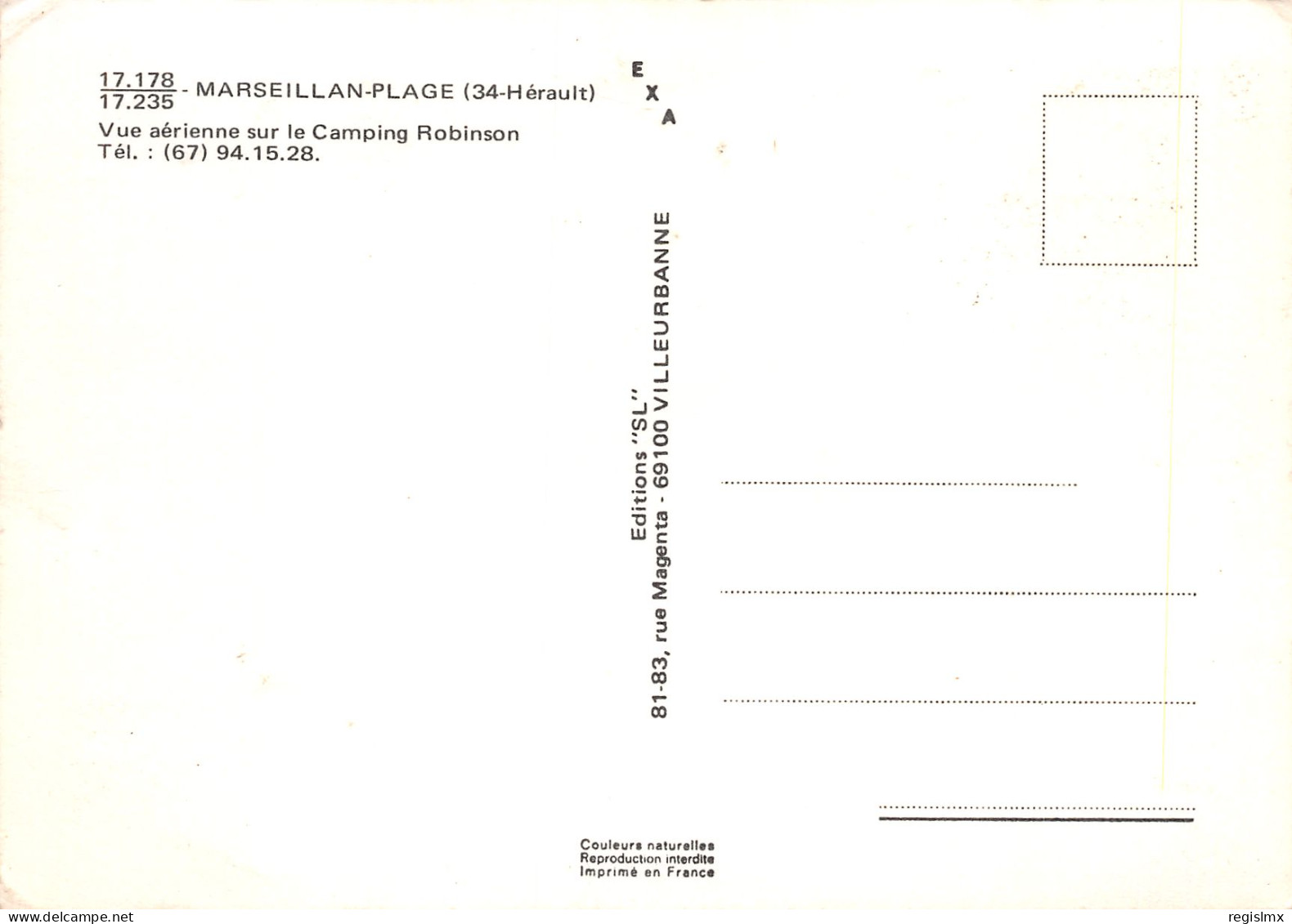 34-MARSEILLAN PLAGE-N°T2672-A/0245 - Marseillan