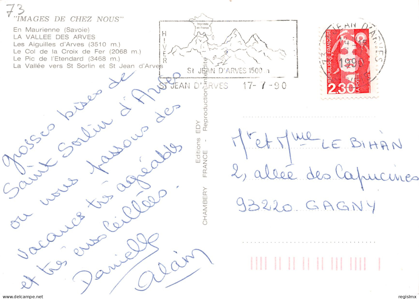 73-VALLEE DES ARVES-N°T2673-B/0183 - Other & Unclassified