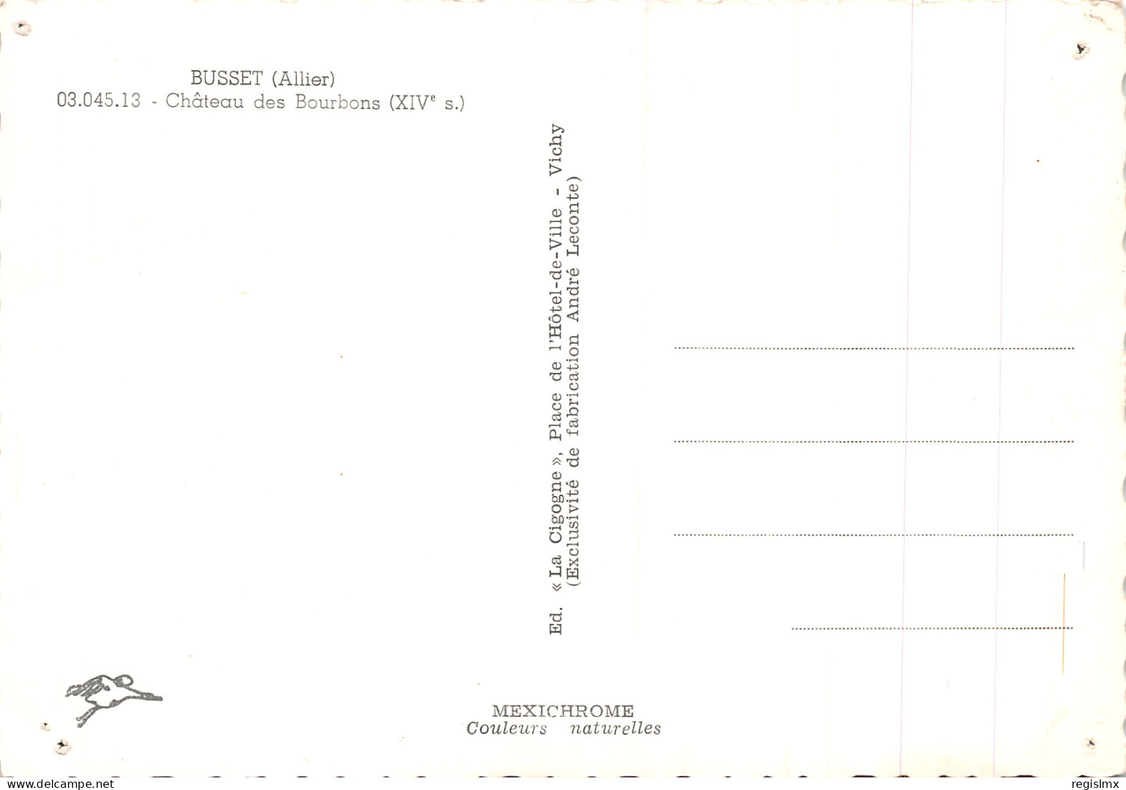 03-BUSSET-N°T2673-B/0121 - Other & Unclassified