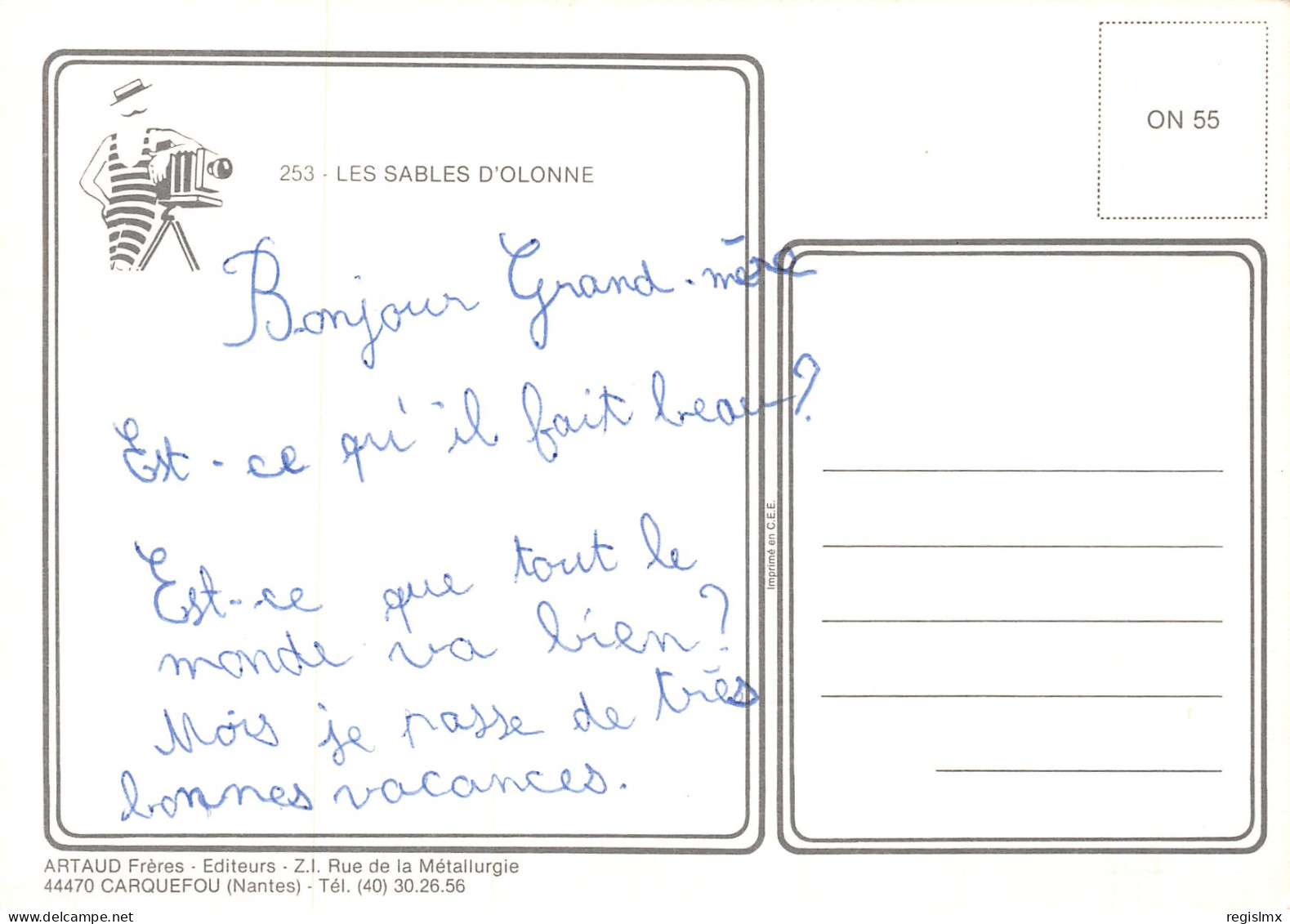 85-LES SABLES D OLONNE-N°T2673-B/0103 - Sables D'Olonne
