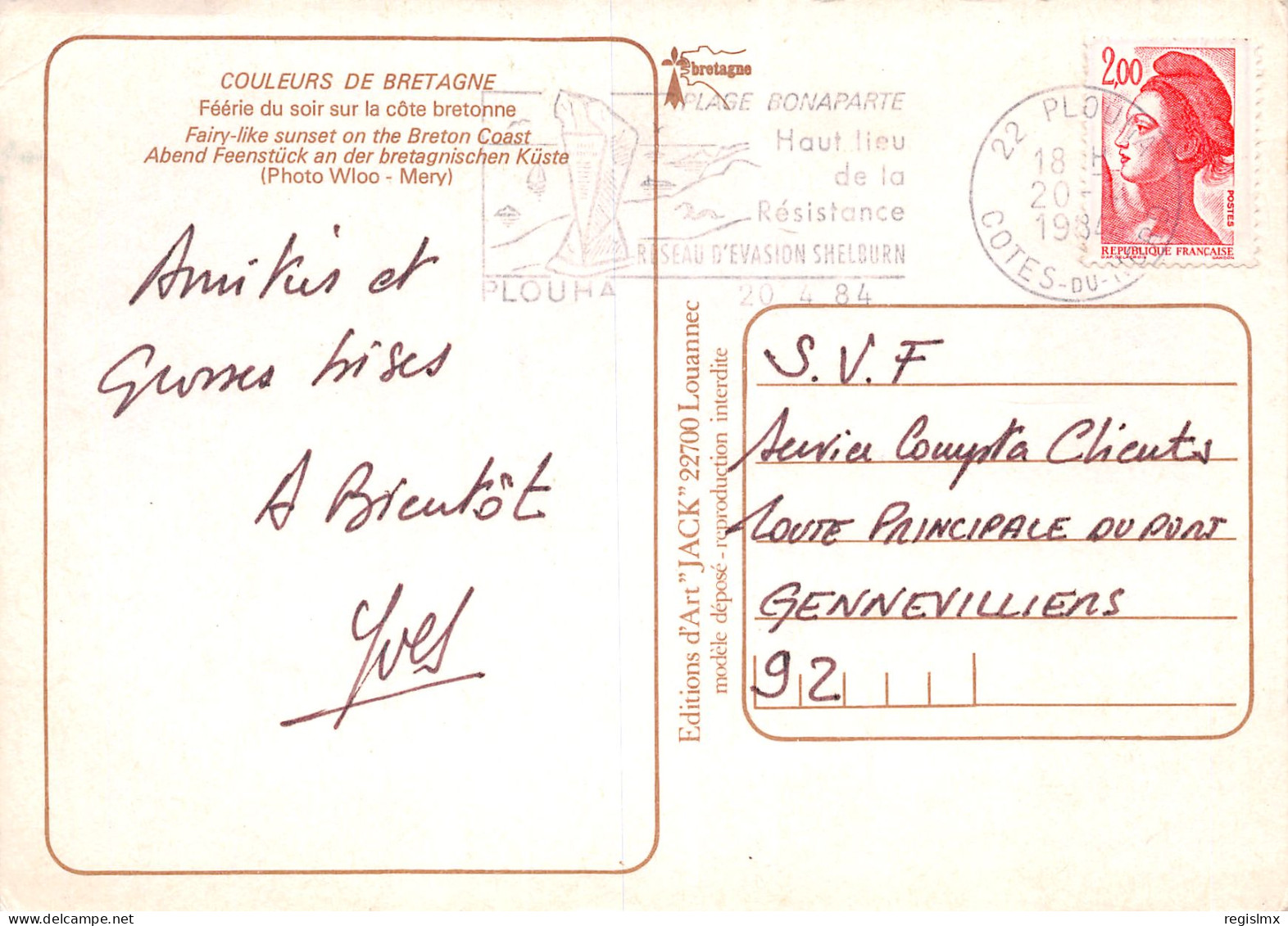 29-BRETAGNE-N°T2673-A/0147 - Other & Unclassified