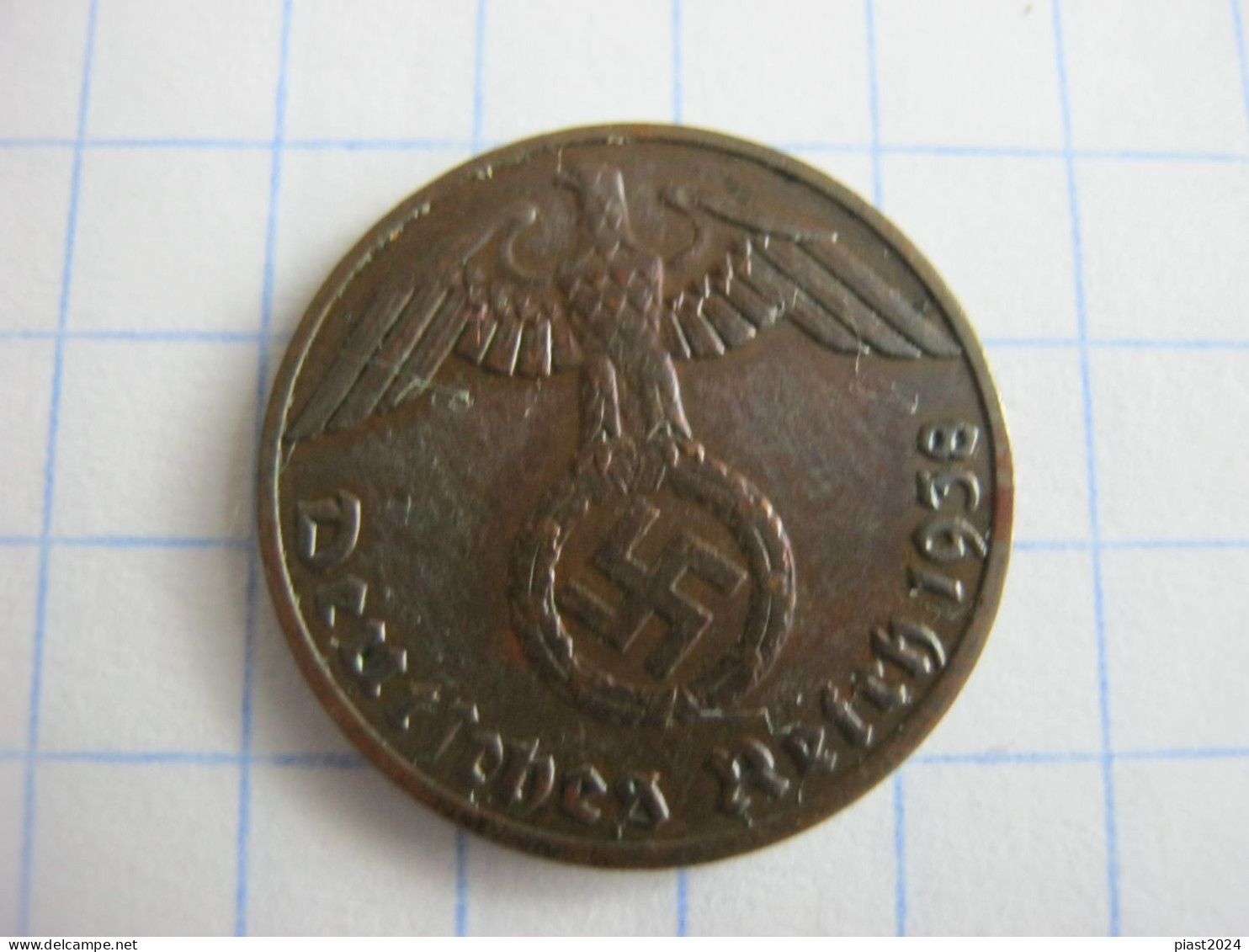 Germany 1 Reichspfennig 1938 E - 1 Reichspfennig