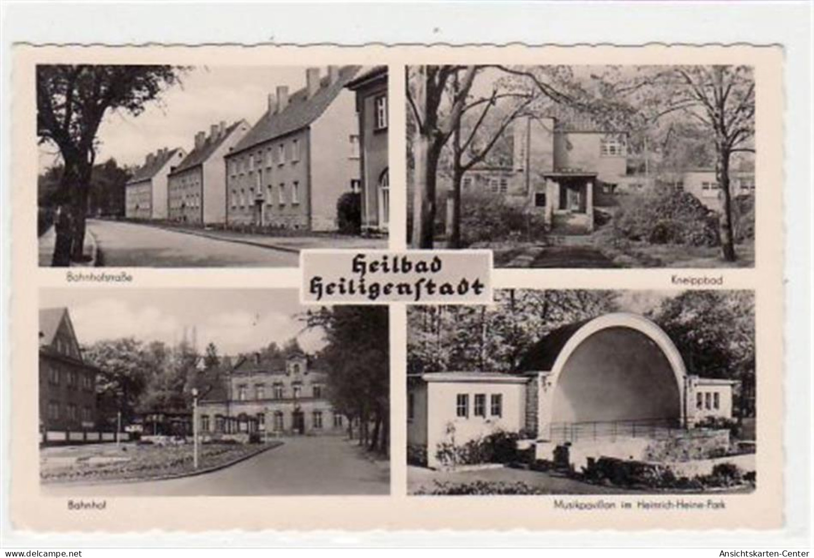 39016711 - Heiligenstadt Mit 4 Abbildungen Gelaufen Von 1959. Gute Erhaltung. - Other & Unclassified
