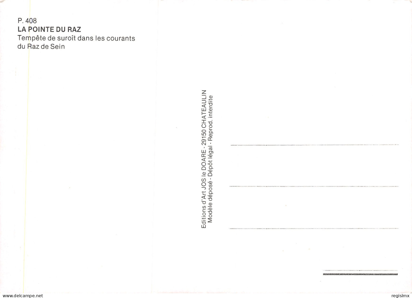 29-POINTE DU RAZ-N°T2673-D/0225 - Other & Unclassified