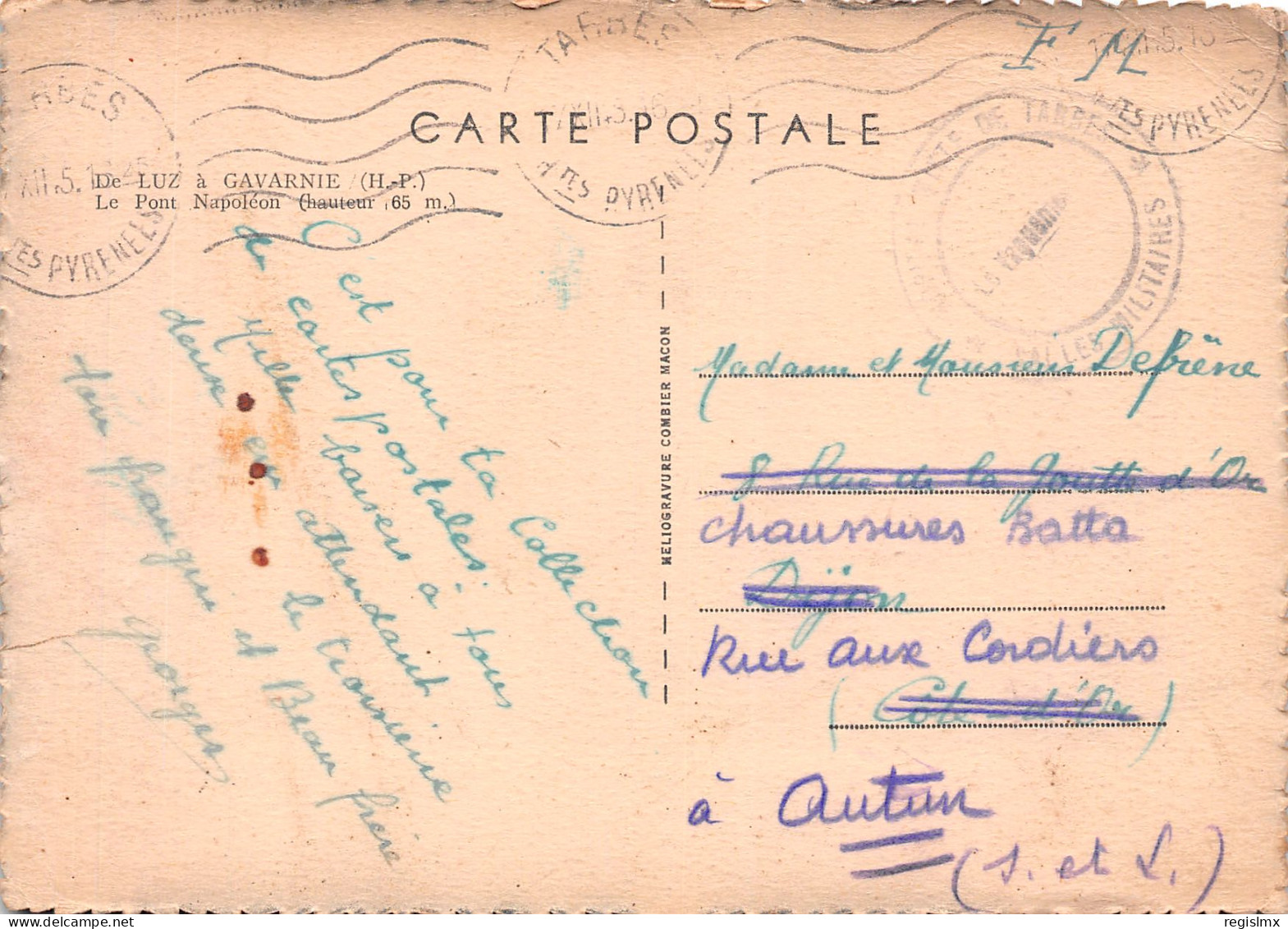 65-PYRENEES PONT NAPOLEON-N°T2673-C/0281 - Other & Unclassified