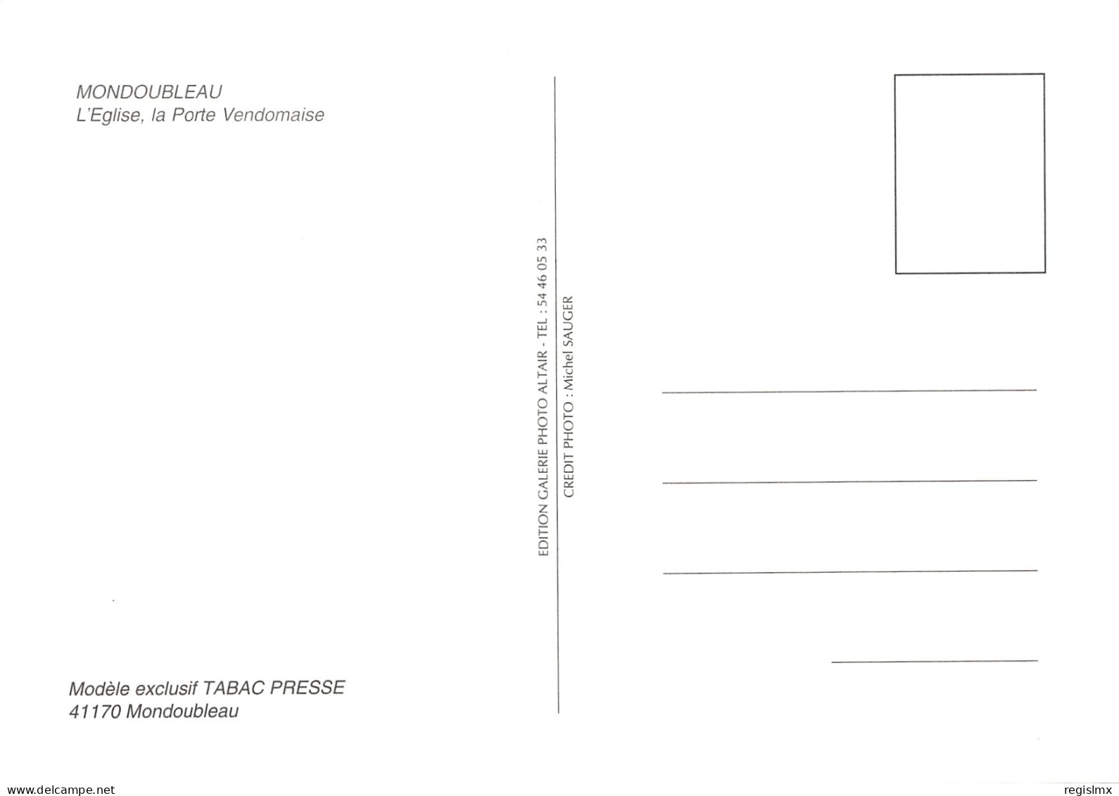 41-MONDOUBLEAU-N°T2674-C/0225 - Other & Unclassified