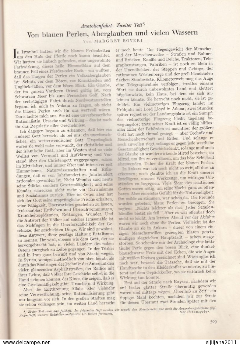 Germany, Deutsches Reich ⁕ ATLANTIS HEFT 9, RM.1.50 September 1938 ⁕ Zeitschrift / Magazine Seiten 481-540 (+ 17 Anzeig)