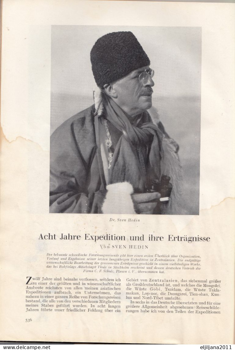 Germany, Deutsches Reich ⁕ ATLANTIS HEFT 9, RM.1.50 September 1938 ⁕ Zeitschrift / Magazine Seiten 481-540 (+ 17 Anzeig)