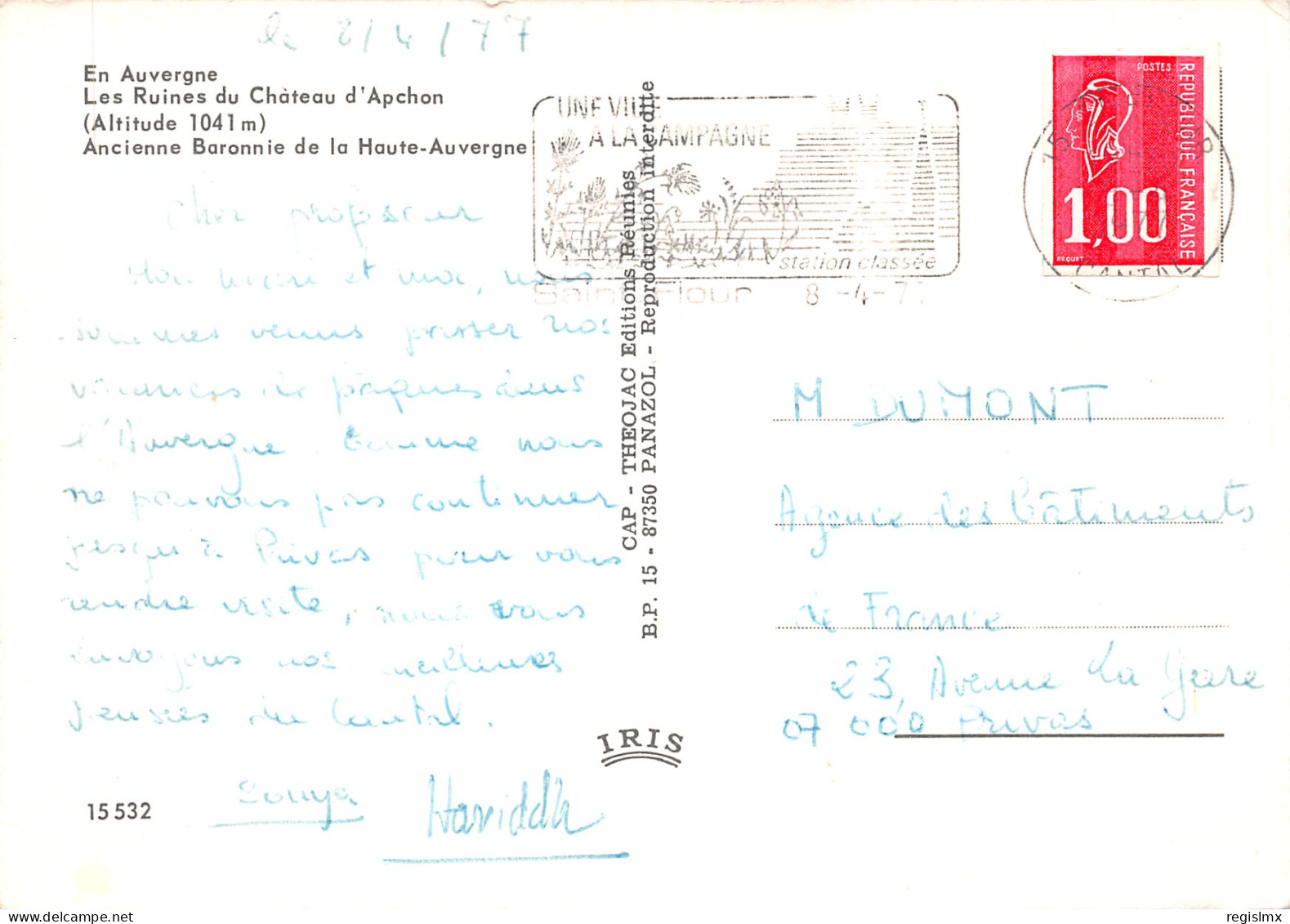 15-APCHON-N°T2674-B/0155 - Other & Unclassified