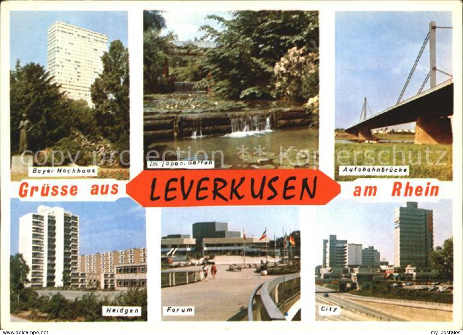 72527368 Leverkusen Bayer Hochhaus Japan Garten Autobahnbruecke Heidgen Forum Ci - Leverkusen